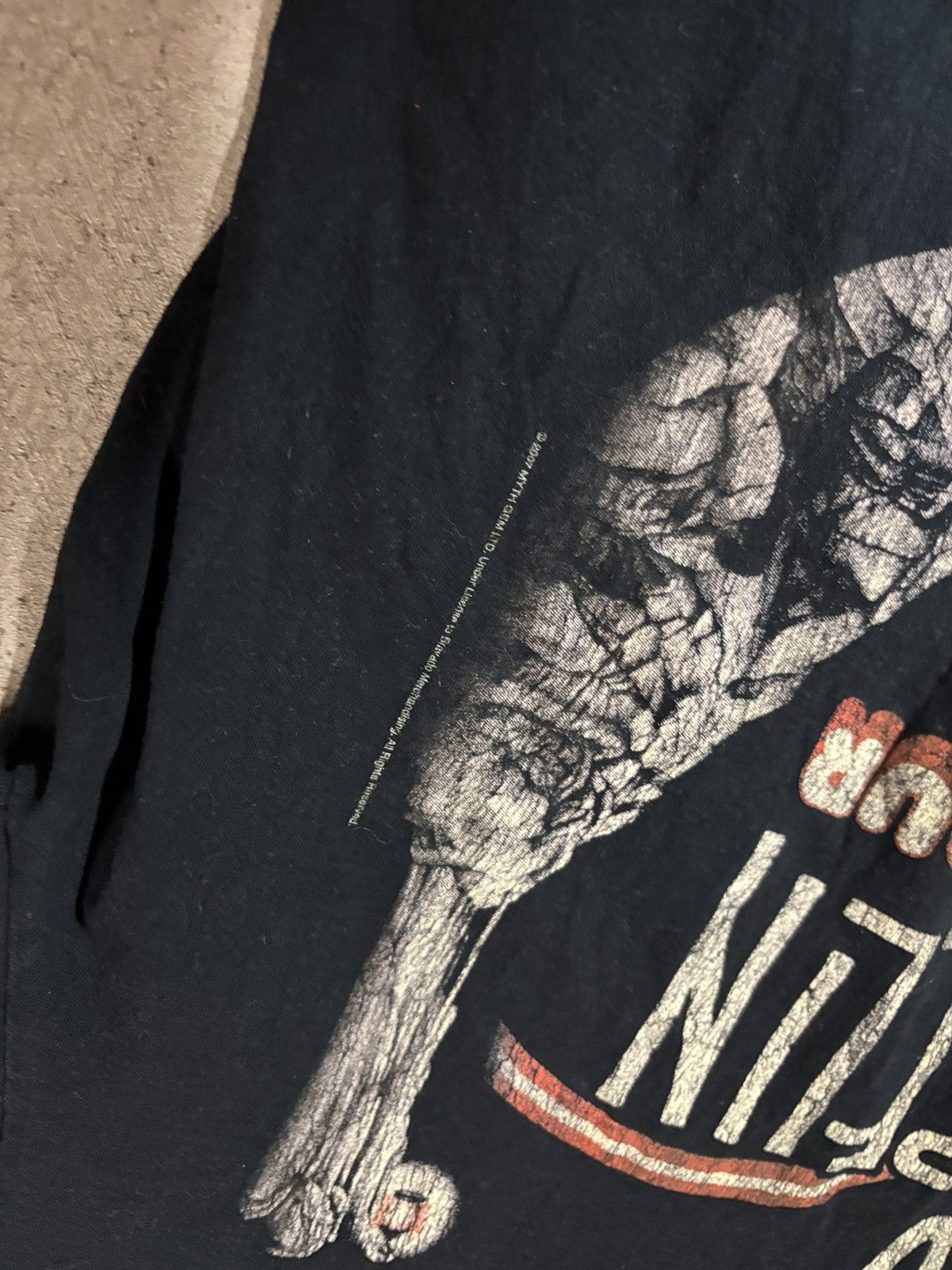 Tultex Vintage 00’s Led Zeppelin Tour Tee T-shirt Faded Black Small Size US S / EU 44-46 / 1 - 3 Thumbnail