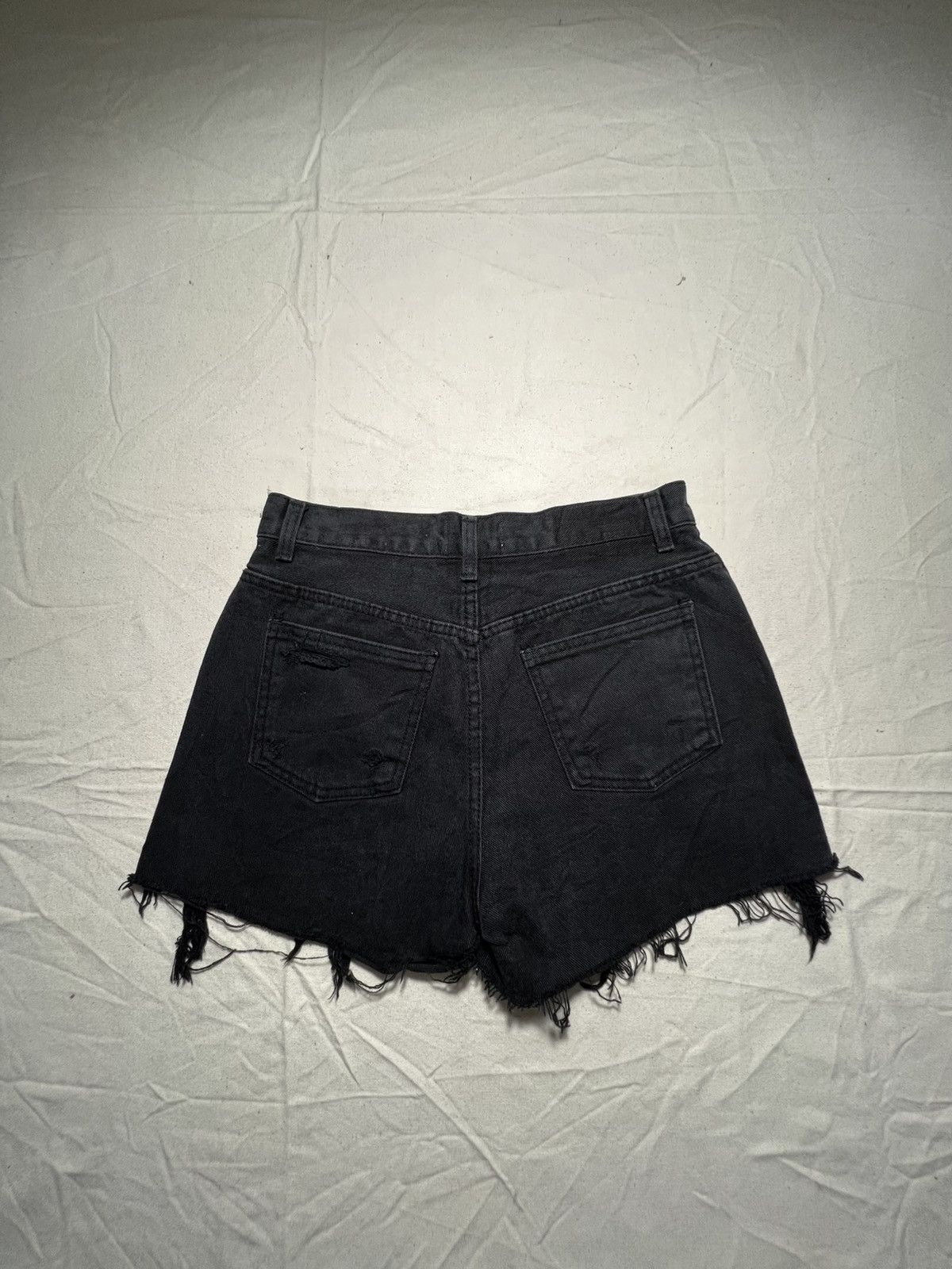 Acne Studios Acne Studios high-waisted distressed denim shorts Size 27" / US 4 / IT 40 - 2 Thumbnail