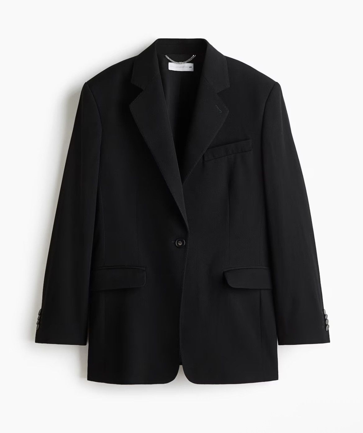 Stella McCartney STELLA MCCARTNEY H&M SINGLE-BREASTED WOOL BLAZER size M Size M / US 6-8 / IT 42-44 - 1 Thumbnail