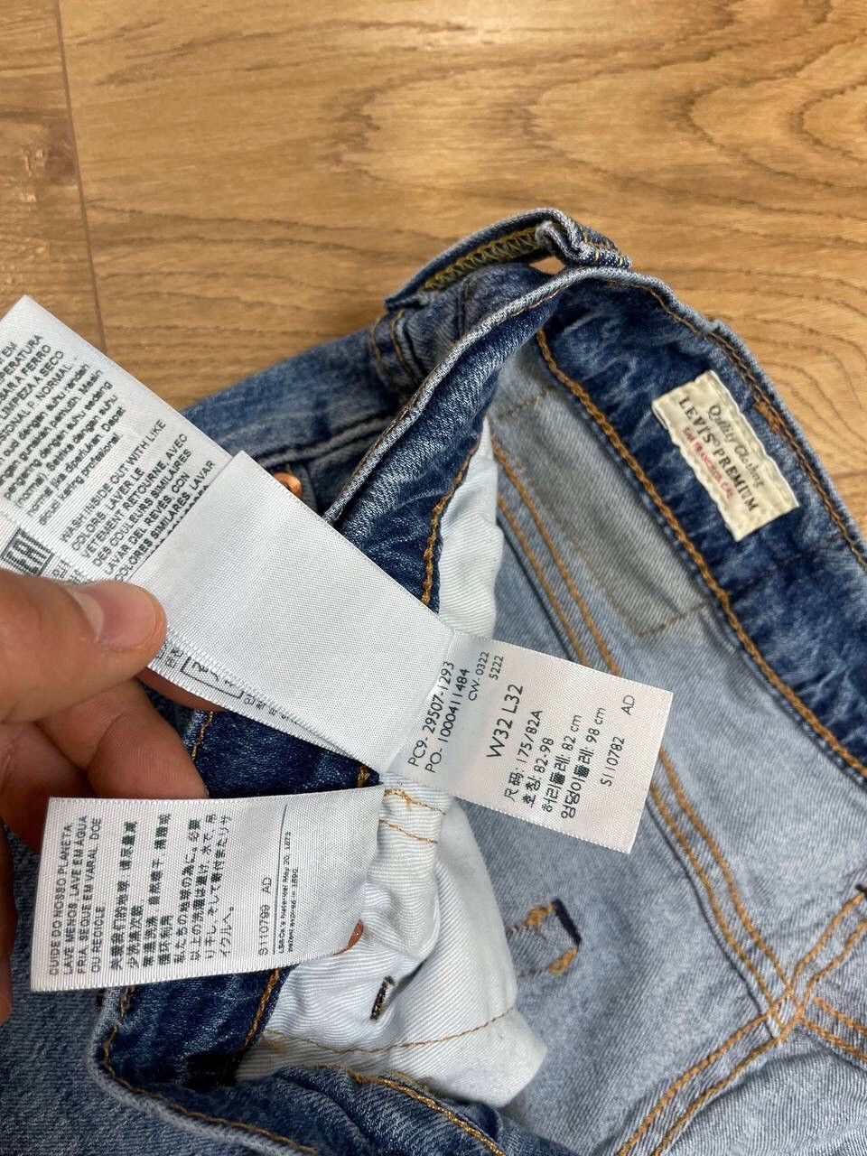 Levi's × Vintage Vintage Levi’s 502 501 Y2K Blue Stonewashed Denim Jeans Size US 32 / EU 48 - 14 Thumbnail