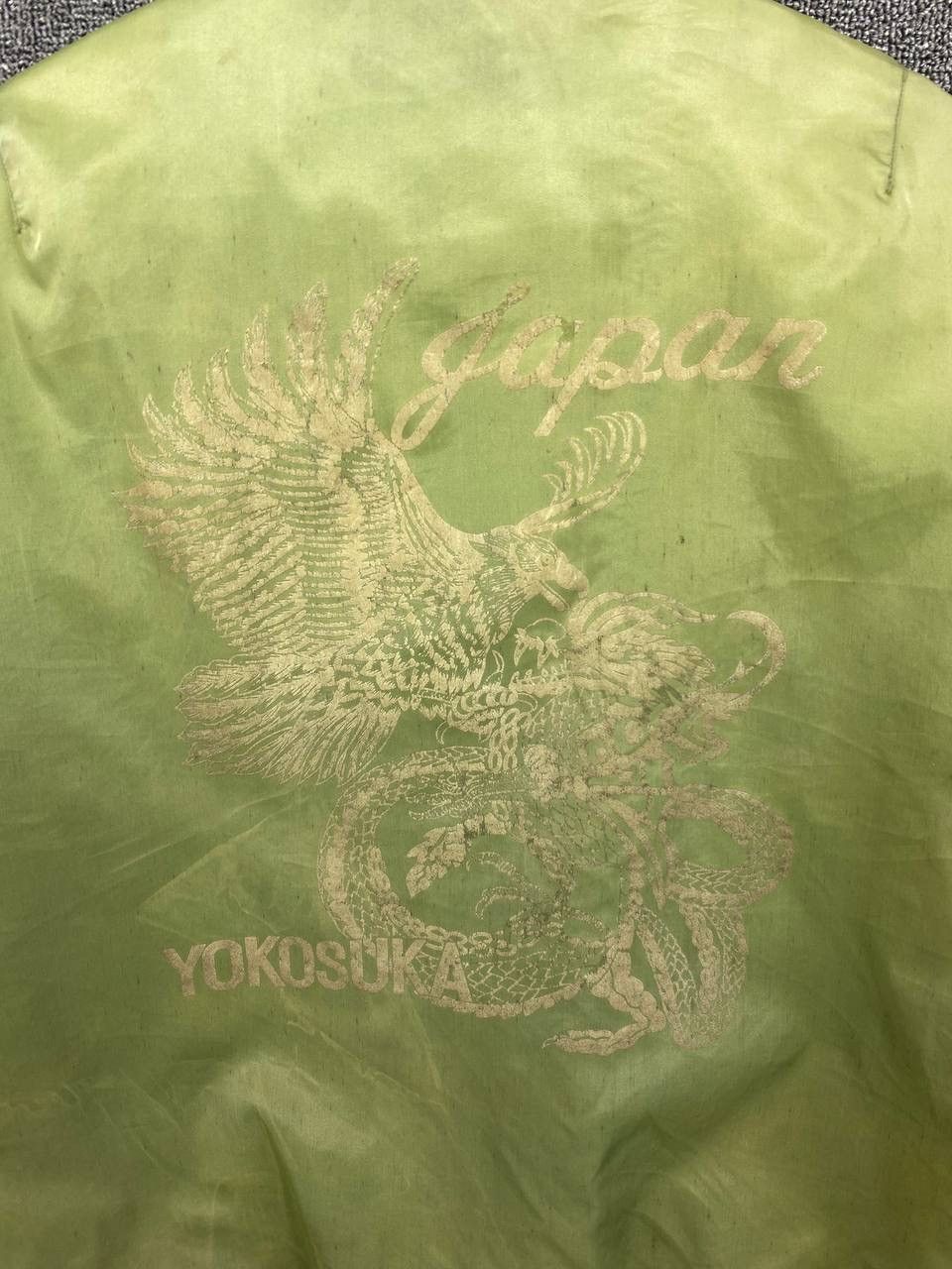 Japanese Brand Vintage Yokosuka Japan Eagle Printed Sukajan Bomber Jacket Size US L / EU 52-54 / 3 - 5 Thumbnail