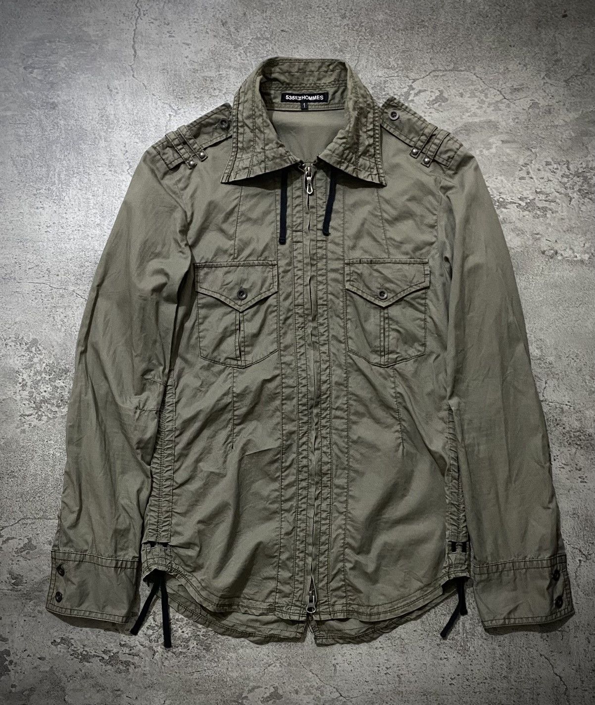 5351 POUR LES HOMMES 5351 Pour Les Hommes vkei lgb style zipper shirt Size US M / EU 48-50 / 2 - 1 Thumbnail