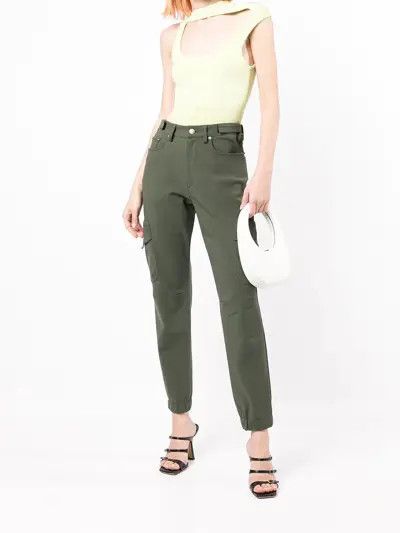 Coperni o1mle0325 Cargo Pant in Green Size 27" / US 4 / IT 40 - 2 Thumbnail