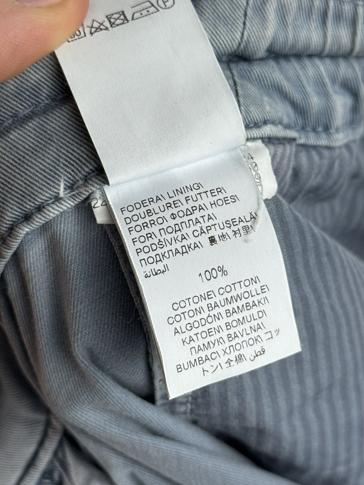 Brunello Cucinelli Brunello Cucinelli Cargo Multipocket Shorts Light Blue 🇮🇹 Size US 34 / EU 50 - 14 Thumbnail