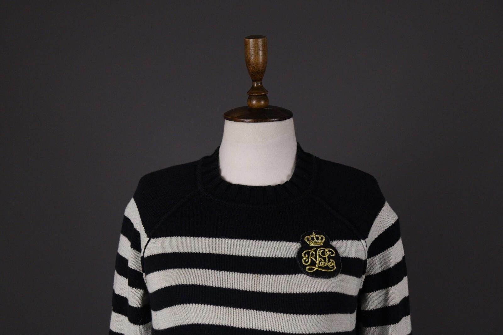 Designer Lauren Ralph Lauren Multicolor Stripe Knit Sweater Size S Size S / US 4 / IT 40 - 2 Thumbnail