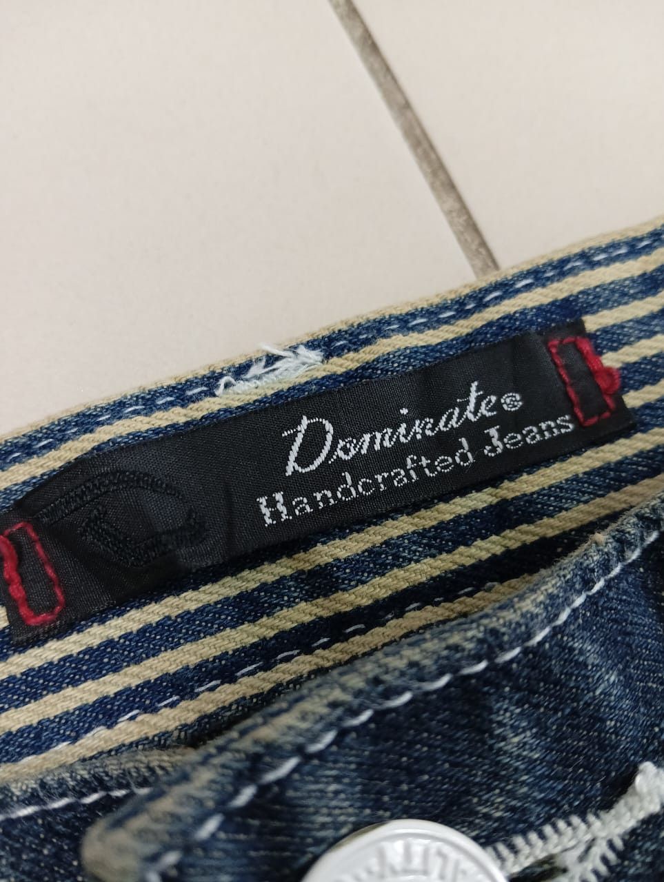 If Six Was Nine × Japanese Brand Flared ❗🔥 Dominate Handcrafted Jeans Double Waist Size US 34 / EU 50 - 3 Thumbnail