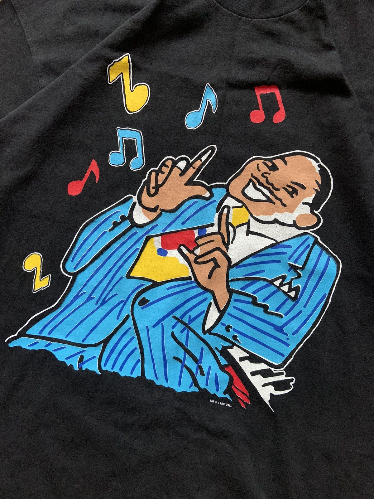 Band Tees × Vintage vintage 1990 five guys named moe all over print jazz tee Size US XL / EU 56 / 4 - 2 Thumbnail