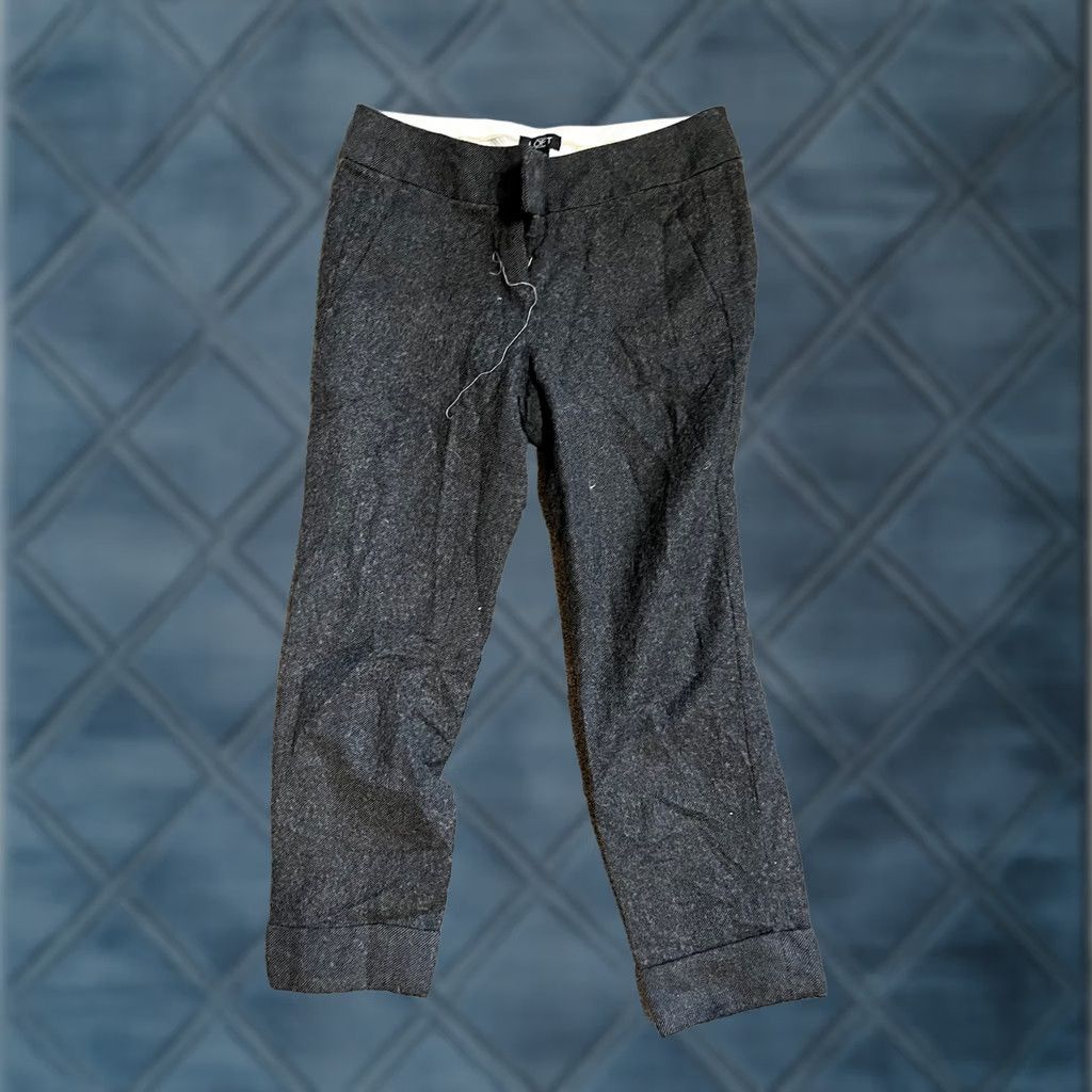 Ann Taylor Ann Taylor Loft Pants Womens 0P Petite Wool Blend Capri Cropped Straight Career Office Size 25" / US 0 / IT 36 - 1 Thumbnail