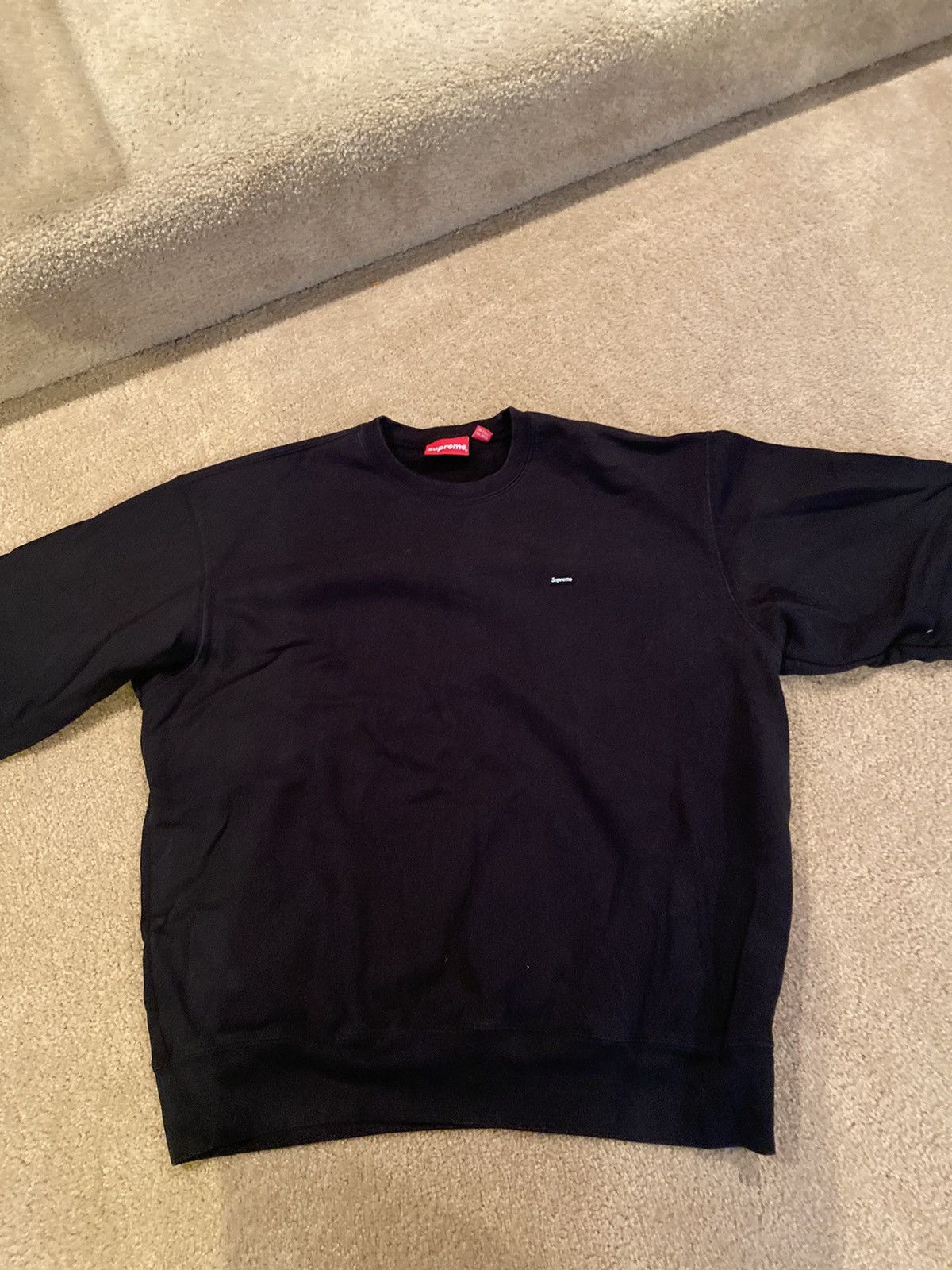 Image of Supreme Pullover Box Logo in Black, Men's (Size XL)