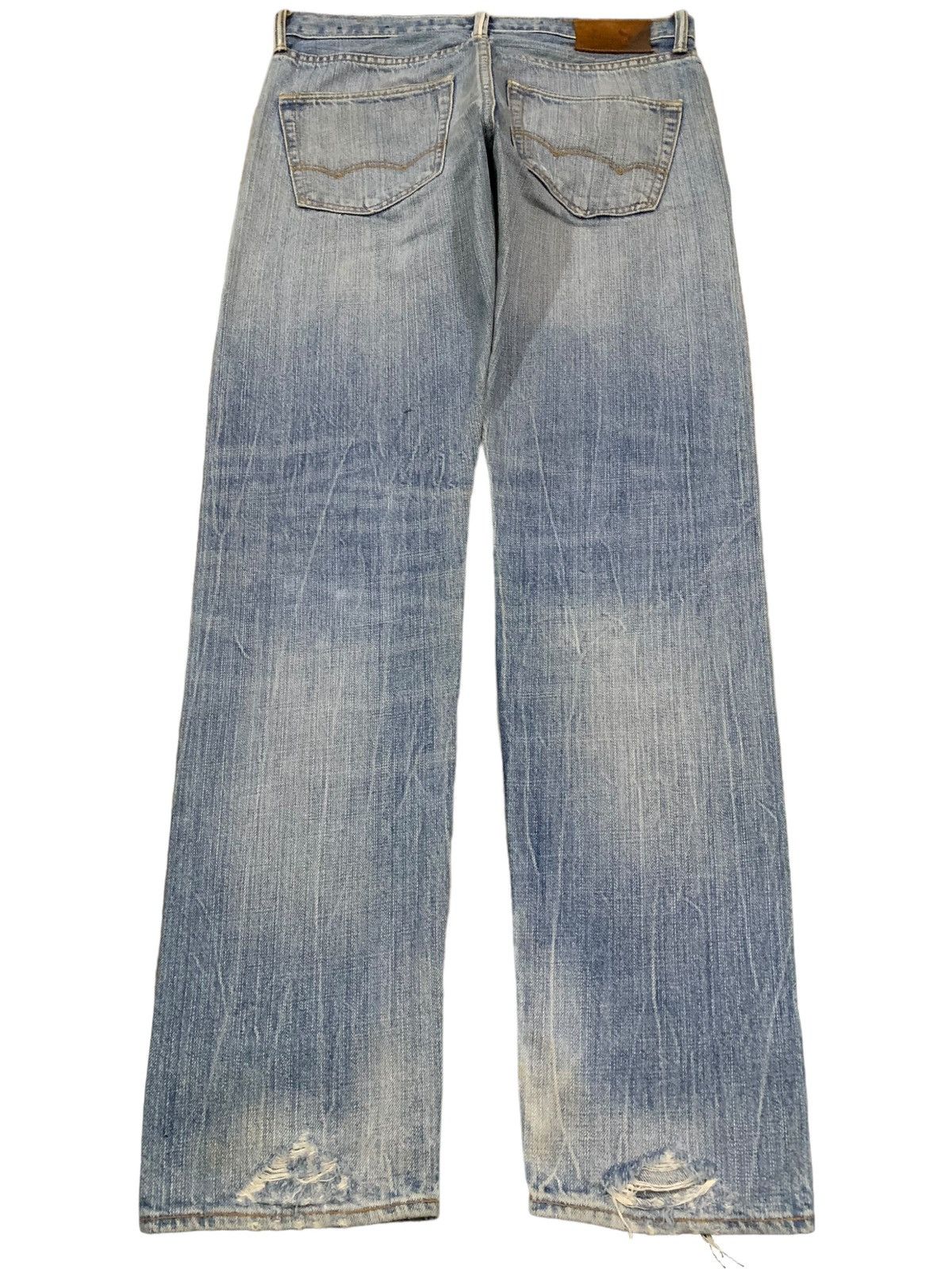 American Eagle Outfitters Vintage American Eagle Outfitters Selvedge Distressed Jeans Size US 32 / EU 48 - 3 Thumbnail