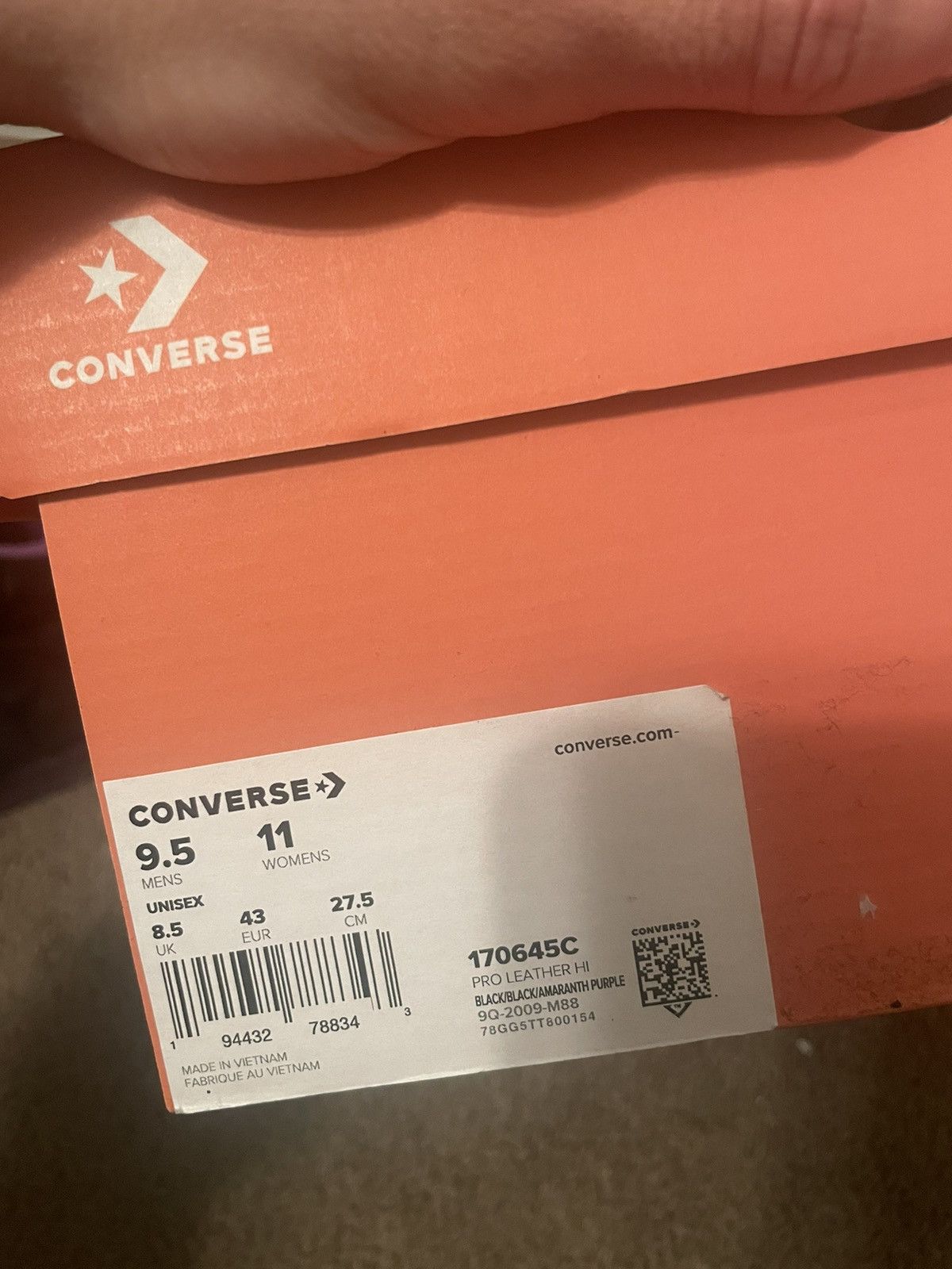 Converse × Joe Freshgoods JFG X Converse Pro Leather Hi’s Size US 9.5 / EU 42-43 - 8 Thumbnail