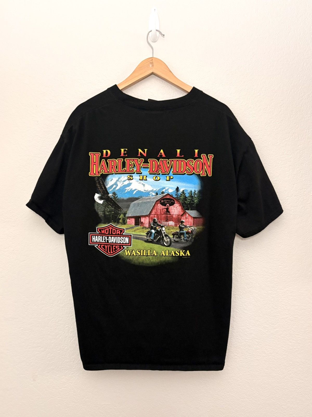 Harley Davidson 00’s Harley Davidson Alaska Bear Tee Shirt Size US XL / EU 56 / 4 - 2 Thumbnail