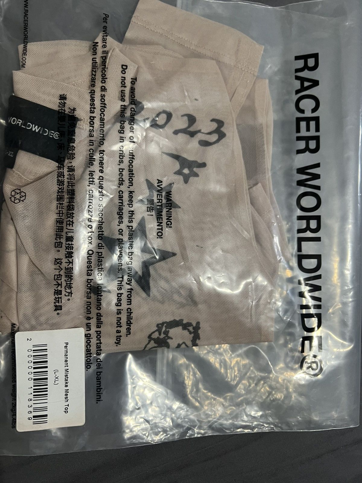 Racer Worldwide BNWT Racer Worldwide tattoo mesh longsleeve Size US L / EU 52-54 / 3 - 7 Thumbnail