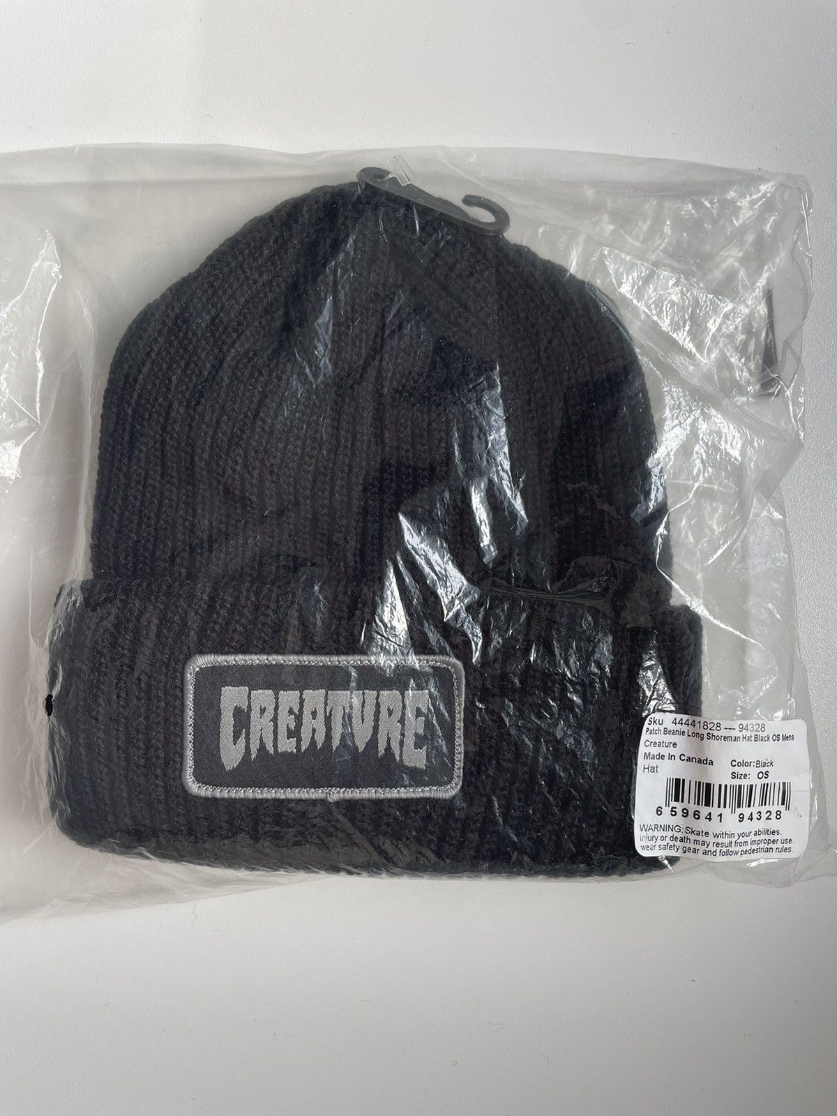 Creature Skateboards Vintage Creature Skateboard Beanie BLACK Size ONE SIZE - 1 Thumbnail