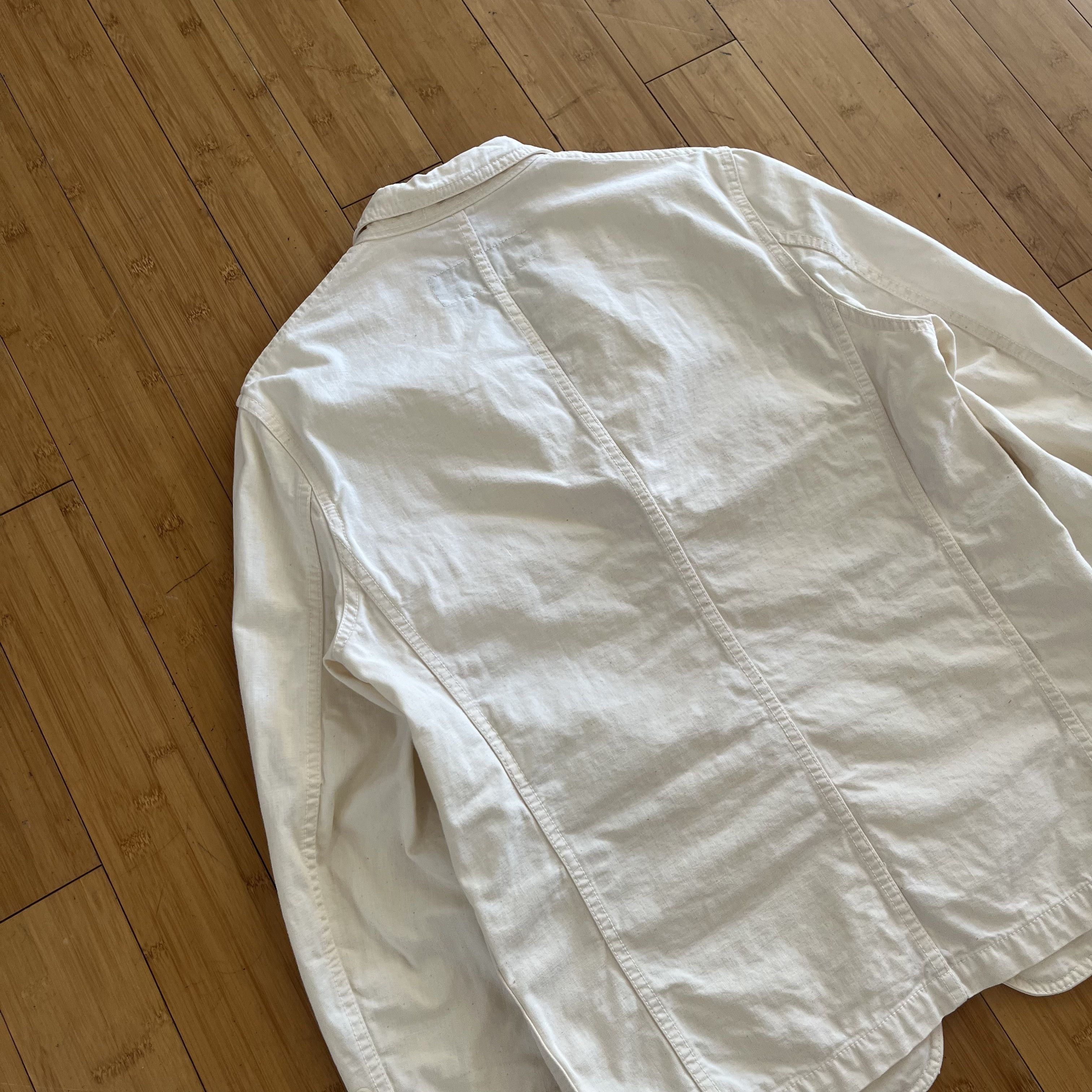 Comme des Garcons Homme Comme des Garçons Homme Linen 2003 Suit Set Size 36S - 6 Thumbnail