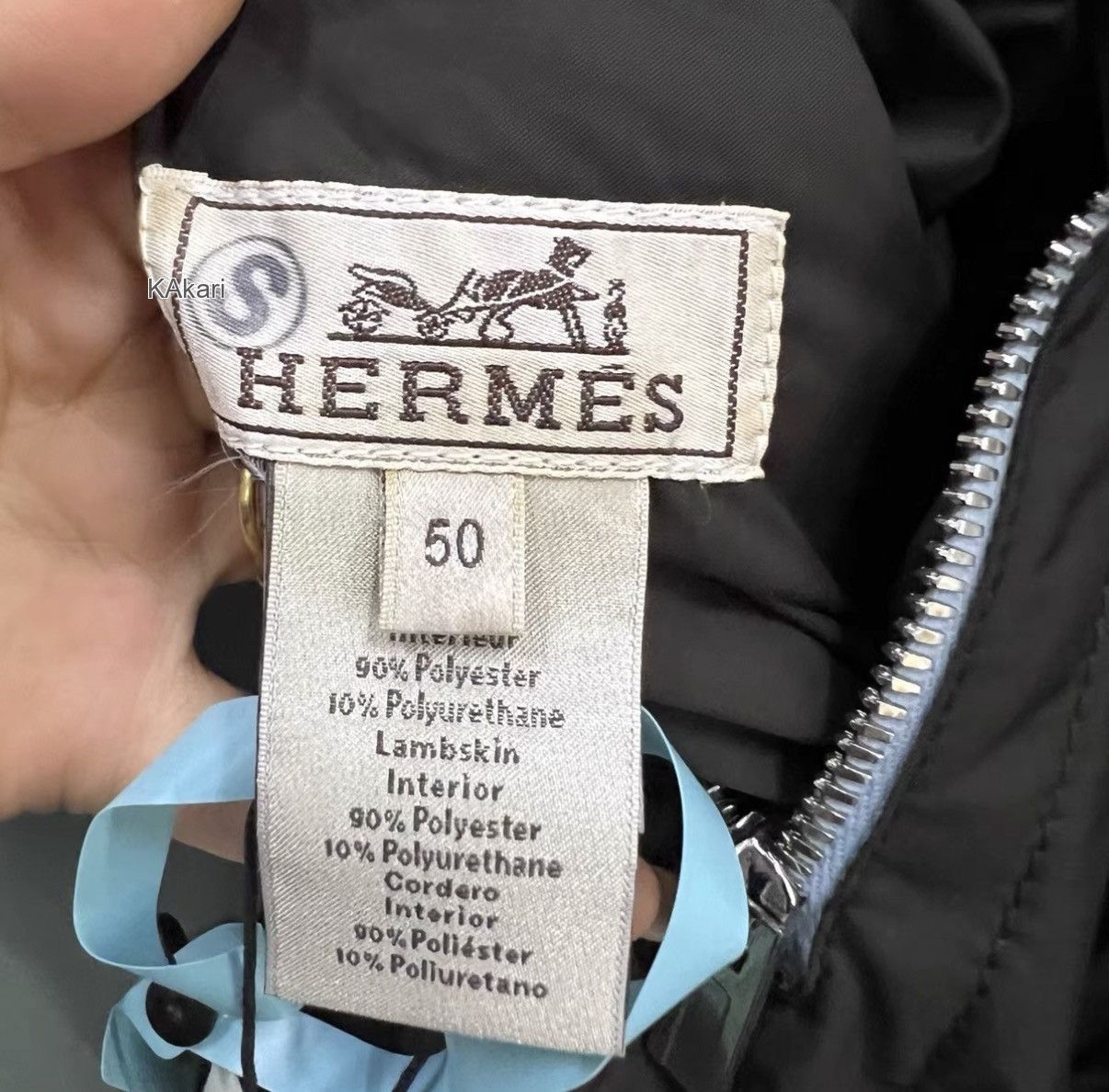 Hermes Brown er Jacket with Zip Pockets Size M Size US M / EU 48-50 / 2 - 4 Thumbnail