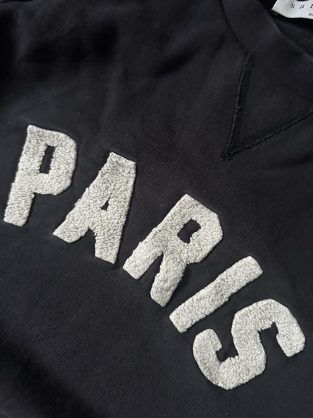 Sandro Sandro Paris Centre Big Logo Blue Sweatshirt hype Size US S / EU 44-46 / 1 - 4 Thumbnail