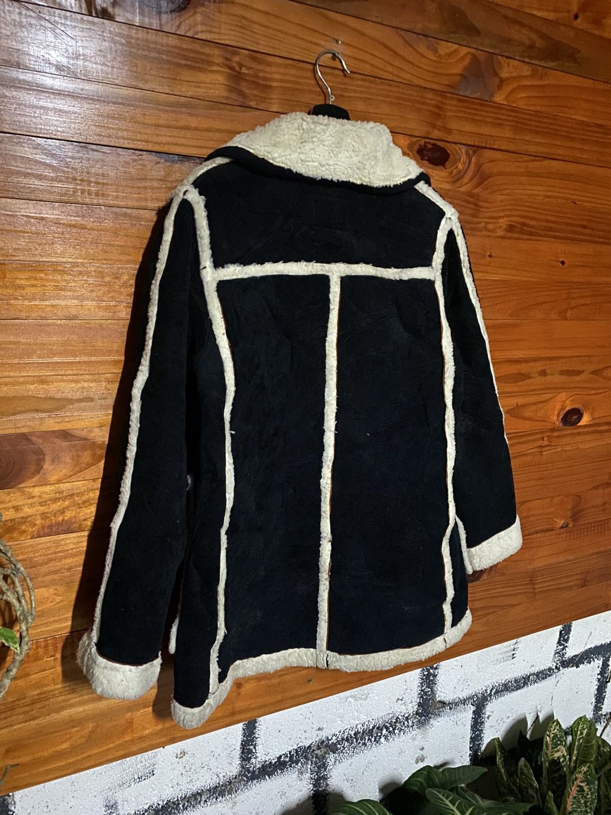 Yoshiyuki Konishi Vintage Ficce Yoshiyuki Konishi Faux Shearling Panel Coat Size M / US 6-8 / IT 42-44 - 11 Thumbnail