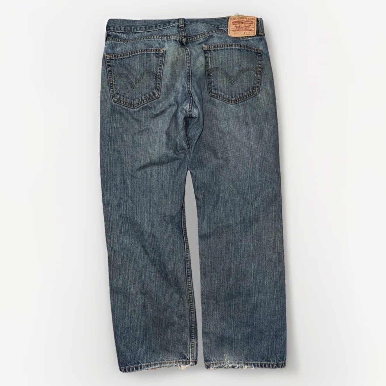 Levi's VINTAGE Levi’s 559 Relaxed Straight Jeans Men’s Blue 34x30 Medium Wash Denim USA Size US 34 / EU 50 - 5 Thumbnail