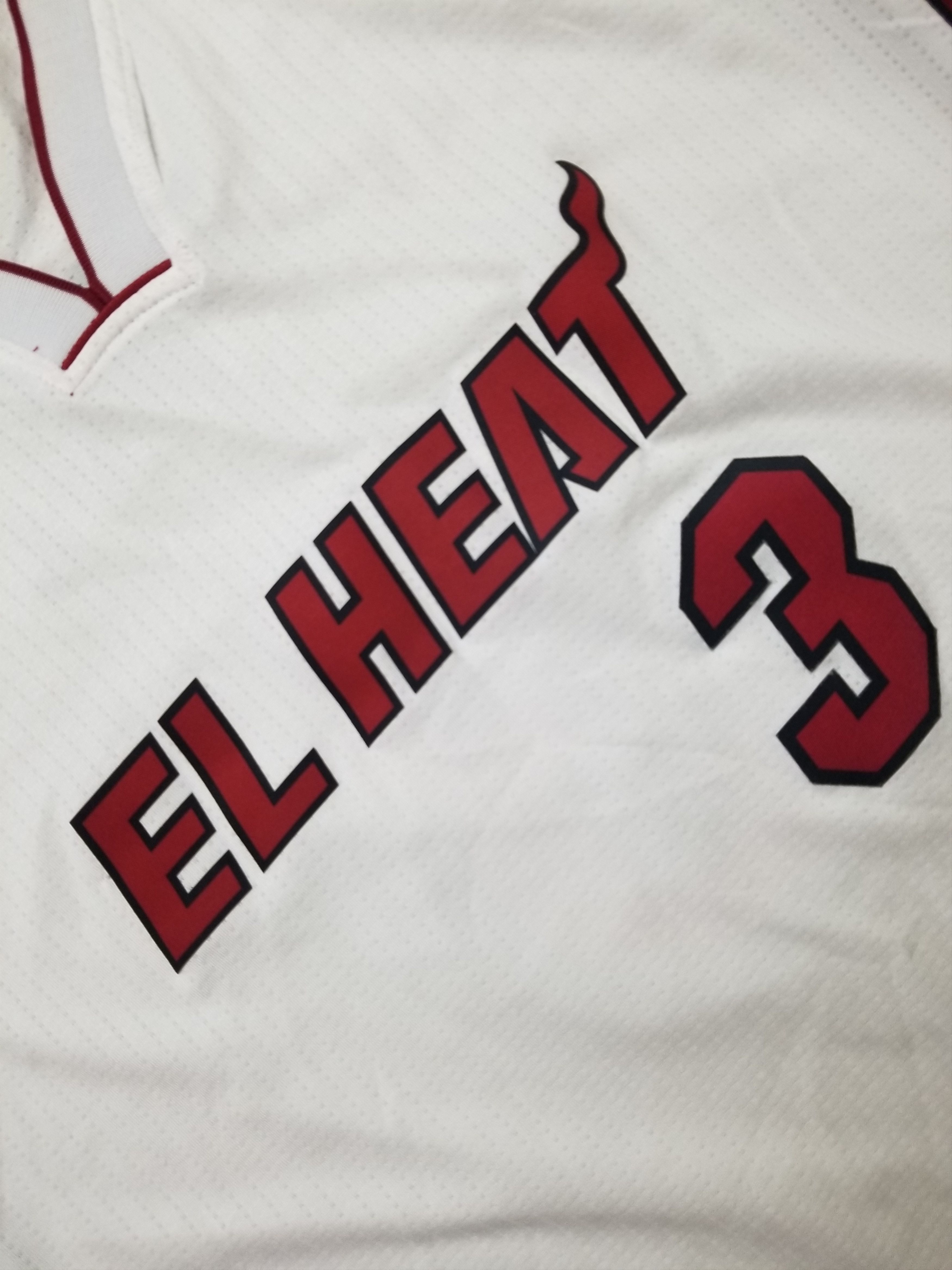 Adidas Adidas Miami Heat Dwyane Wade #3 Latin Nights Home Jersey Size US XL / EU 56 / 4 - 10 Thumbnail