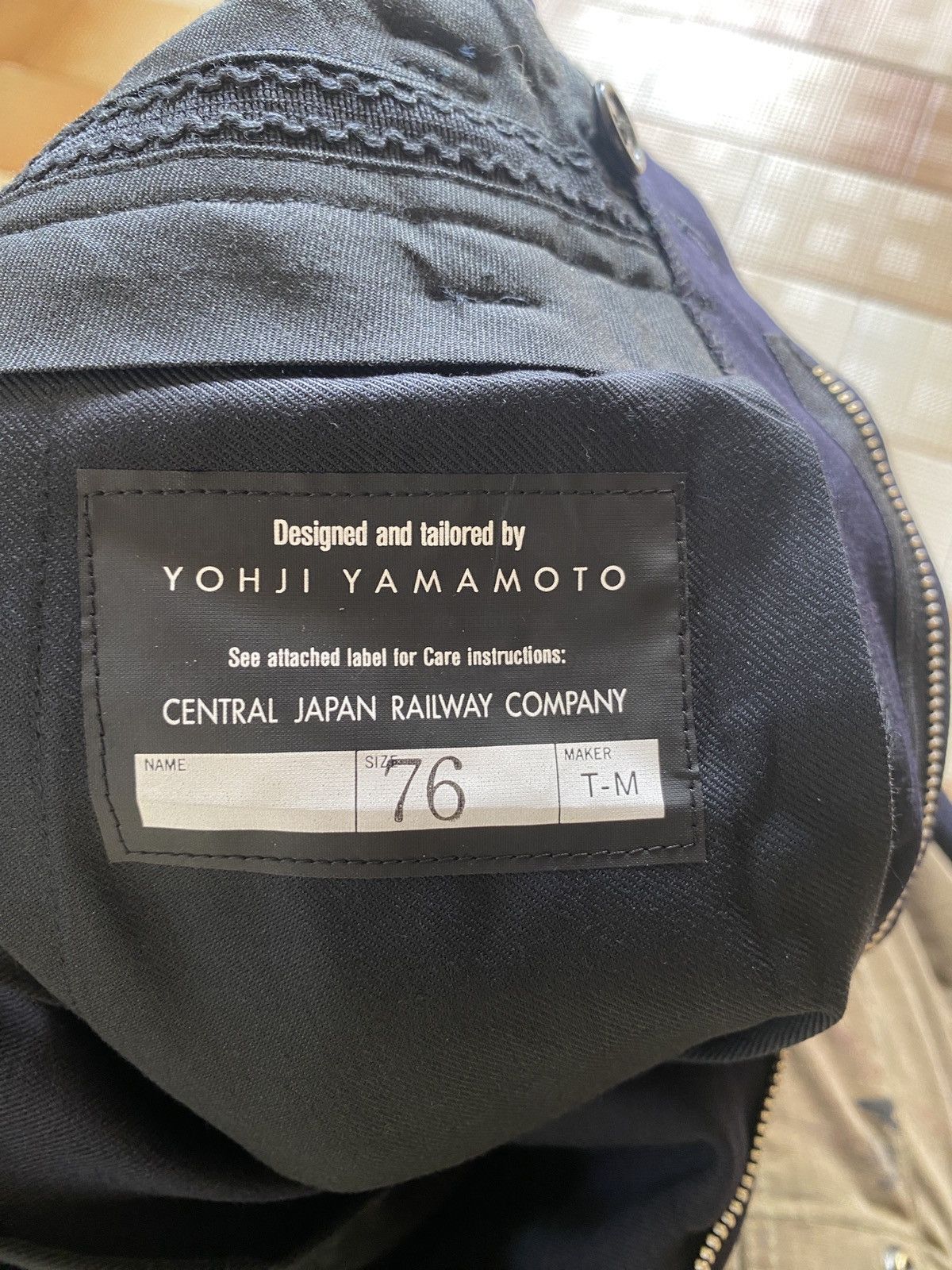 Japanese Brand × Yohji Yamamoto Vintage yohji yamamoto railway company trousers pants Size US 28 / EU 44 - 6 Thumbnail
