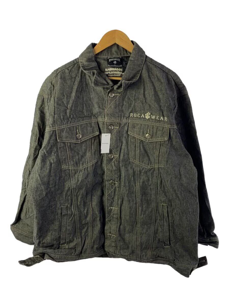 Rocawear Rocawear Cotton Denim Jacket Grey Size US XL / EU 56 / 4 - 1 Thumbnail
