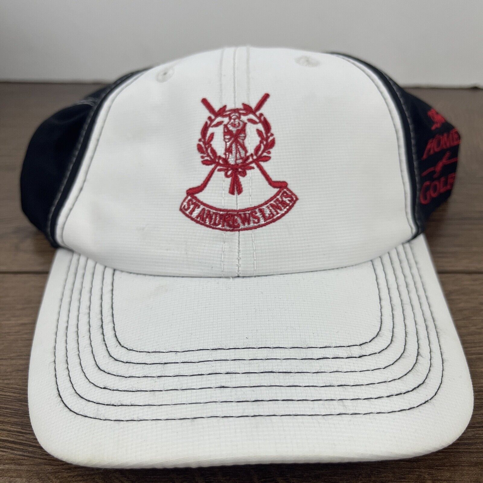Other St Andrews Links Hat Saint Adnrews White Hat Adjustable Adul Size ONE SIZE - 4 Thumbnail