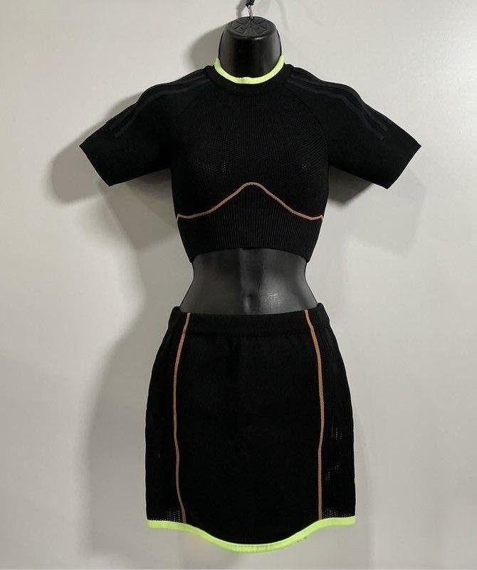 Adidas × Ivy Park NWT IVY PARK x adidas Knit Crop Top & Mini Skirt Set XS Size XS / US 0-2 / IT 36-38 - 1 Thumbnail