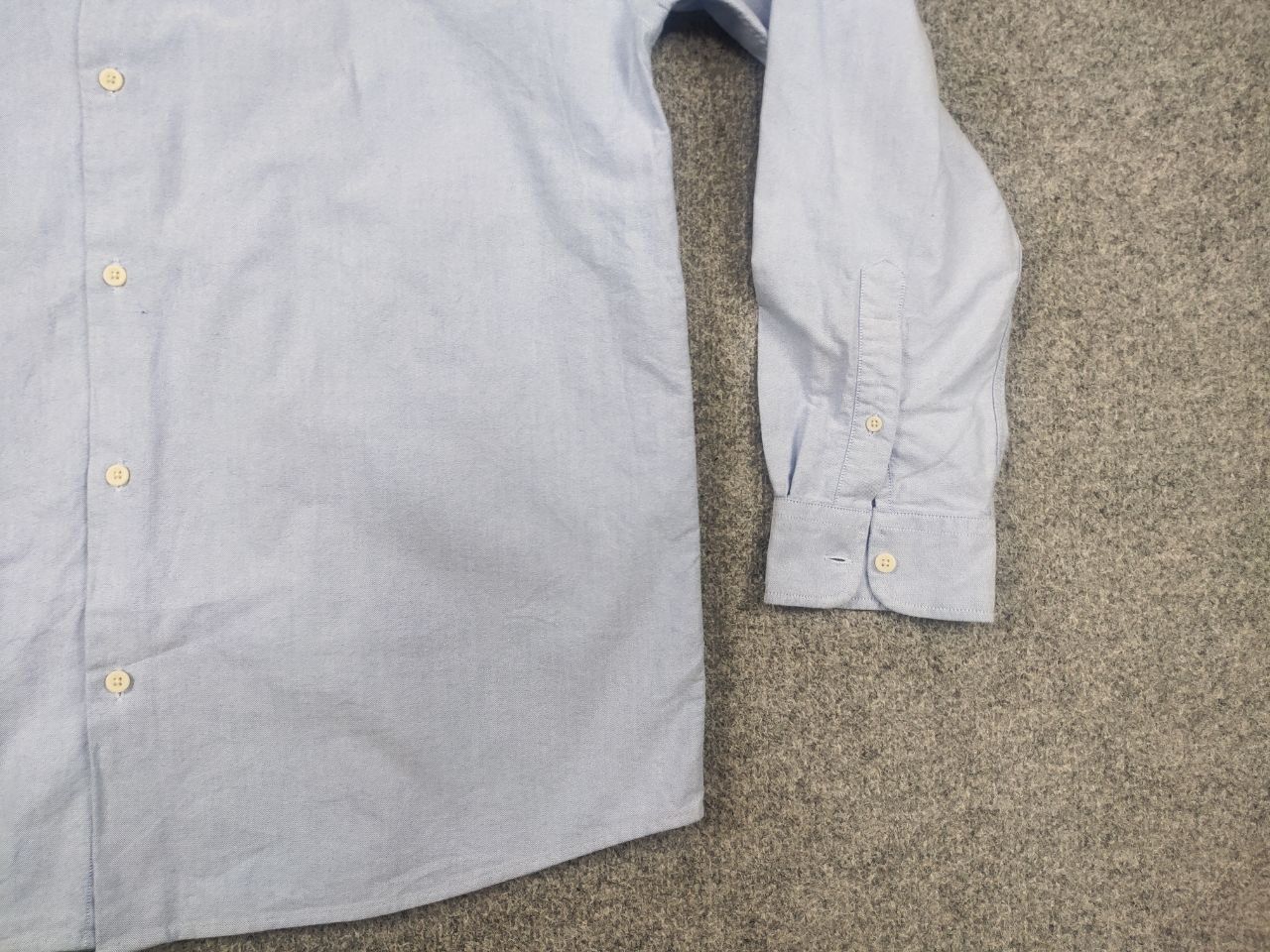 Japanese Brand QR. Design Casual blue Japan style Long sleeve button Shirt Size US L / EU 52-54 / 3 - 4 Thumbnail