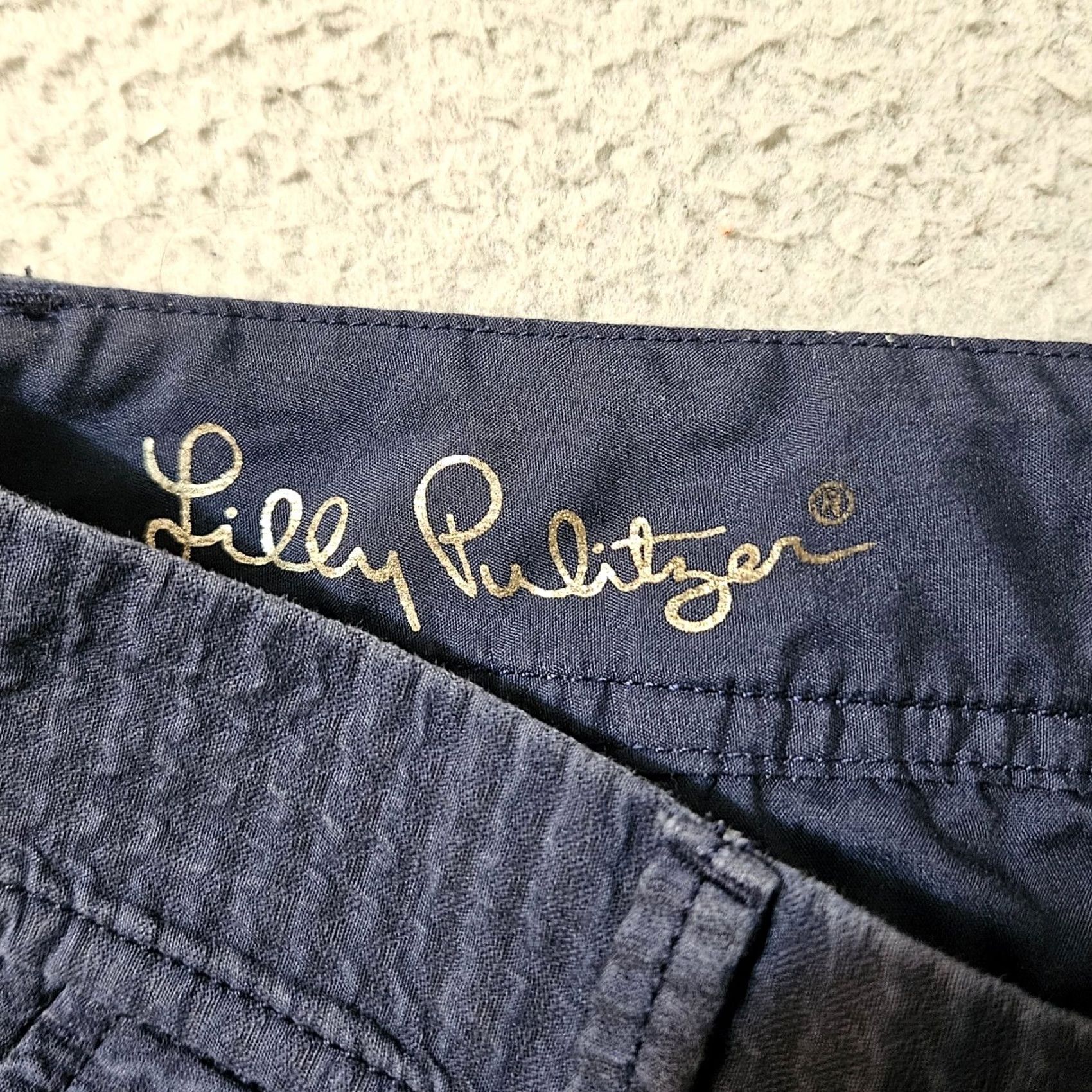 Lilly Pulitzer Lilly Pulitzer Callahan Shorts Women's Size 4 Blue Cotton Size 27" / US 4 / IT 40 - 3 Thumbnail
