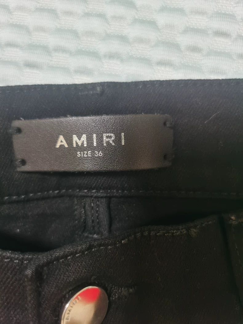 Amiri Amiri small destruction black jeans Size US 36 / EU 52 - 3 Thumbnail
