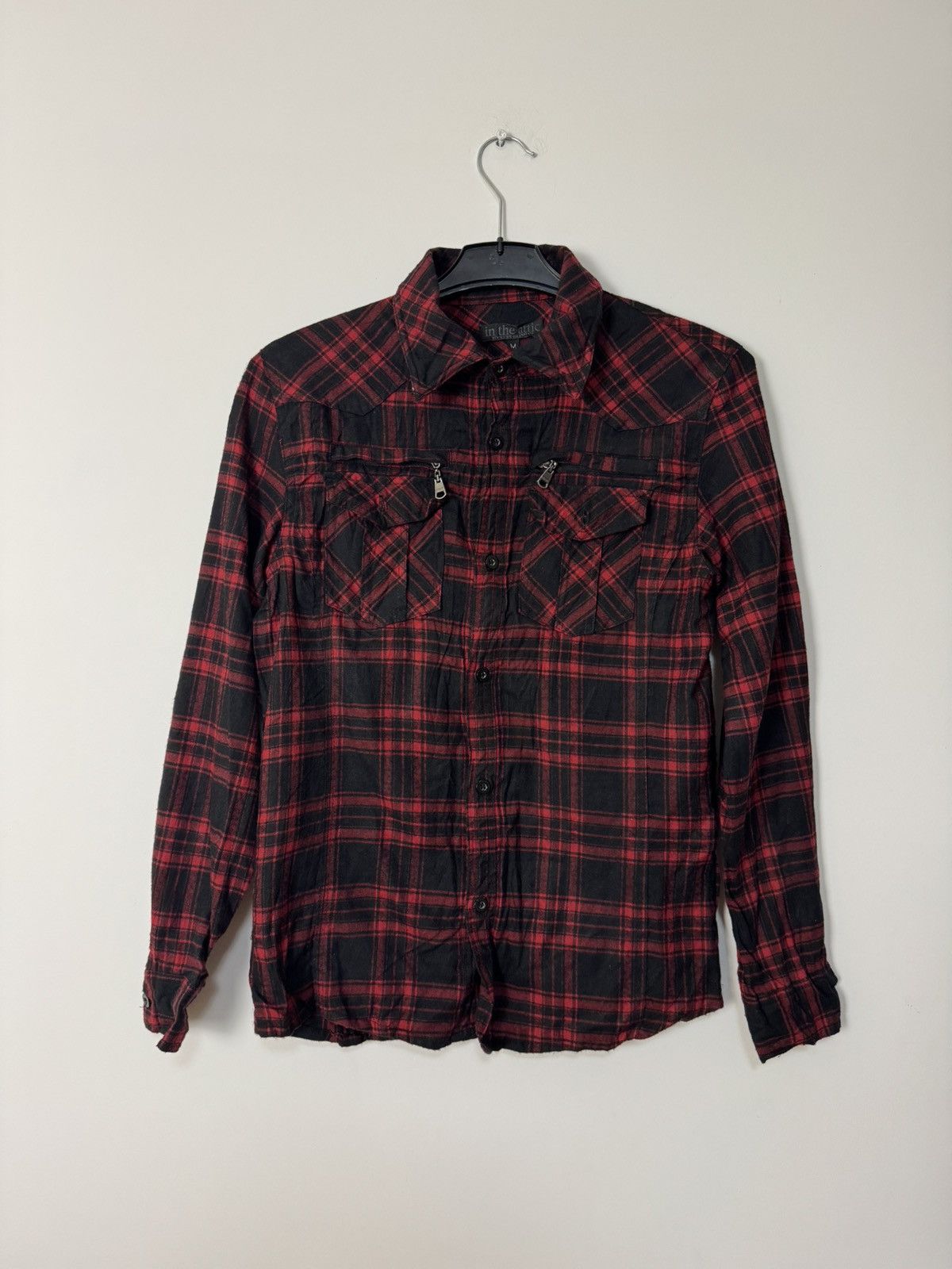In The Attic In The Attic Flannel punk long sleeve shirt Japanese Size US M / EU 48-50 / 2 - 2 Thumbnail