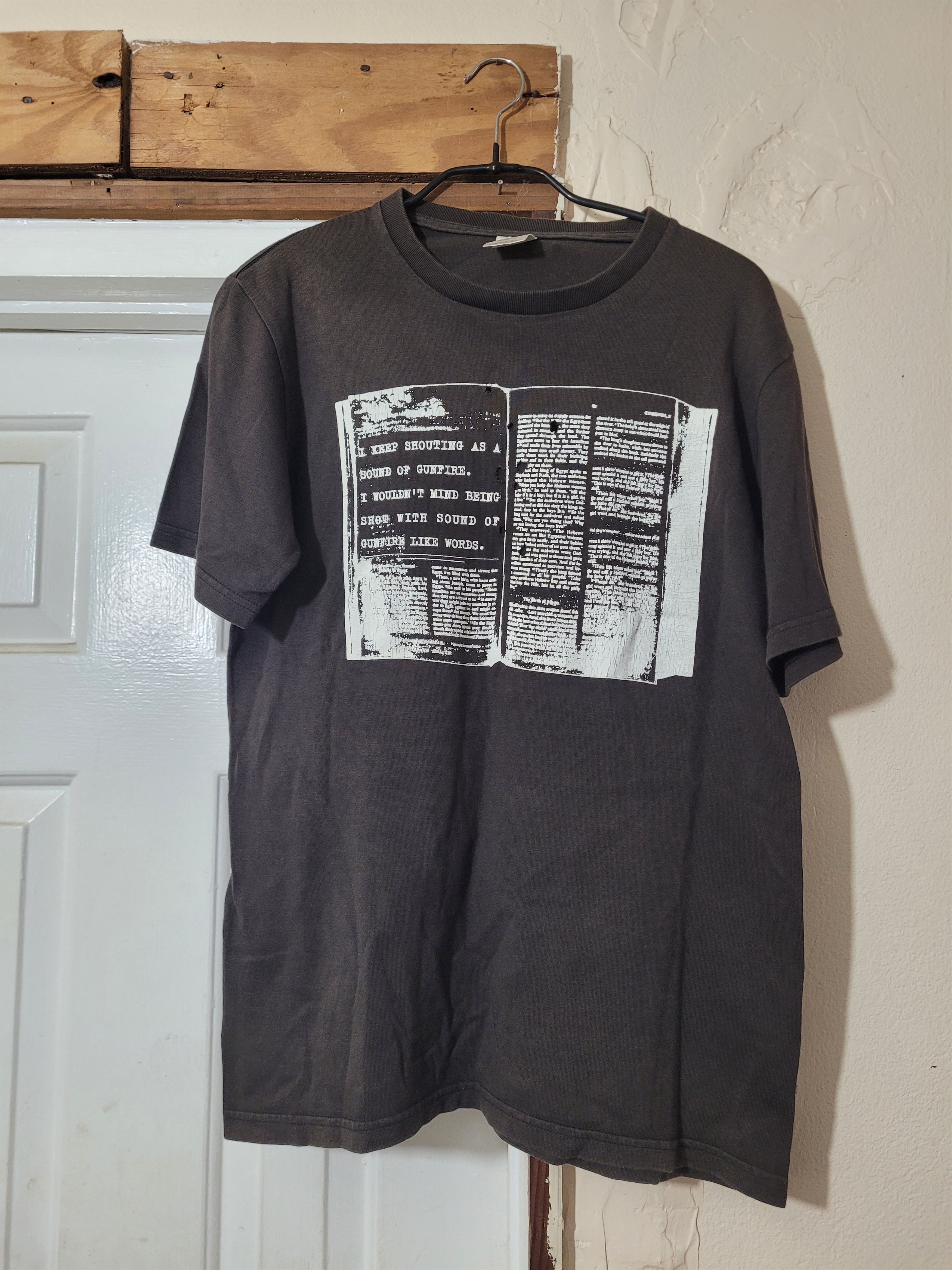Number (N)ine SS01 distressed bible tee Size US M / EU 48-50 / 2 - 1 Thumbnail