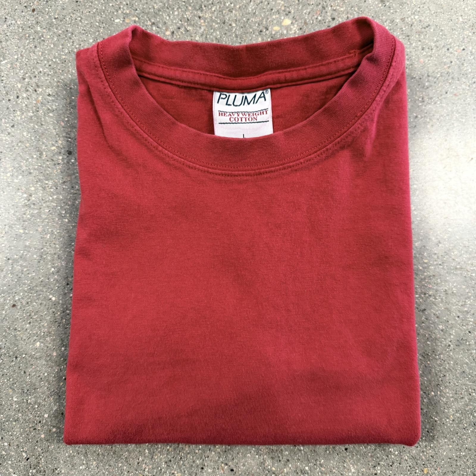 Puma Vtg 90s PLUMA Heavyweight Short Sleeve Blank T-Shirt - L Size US L / EU 52-54 / 3 - 7 Thumbnail