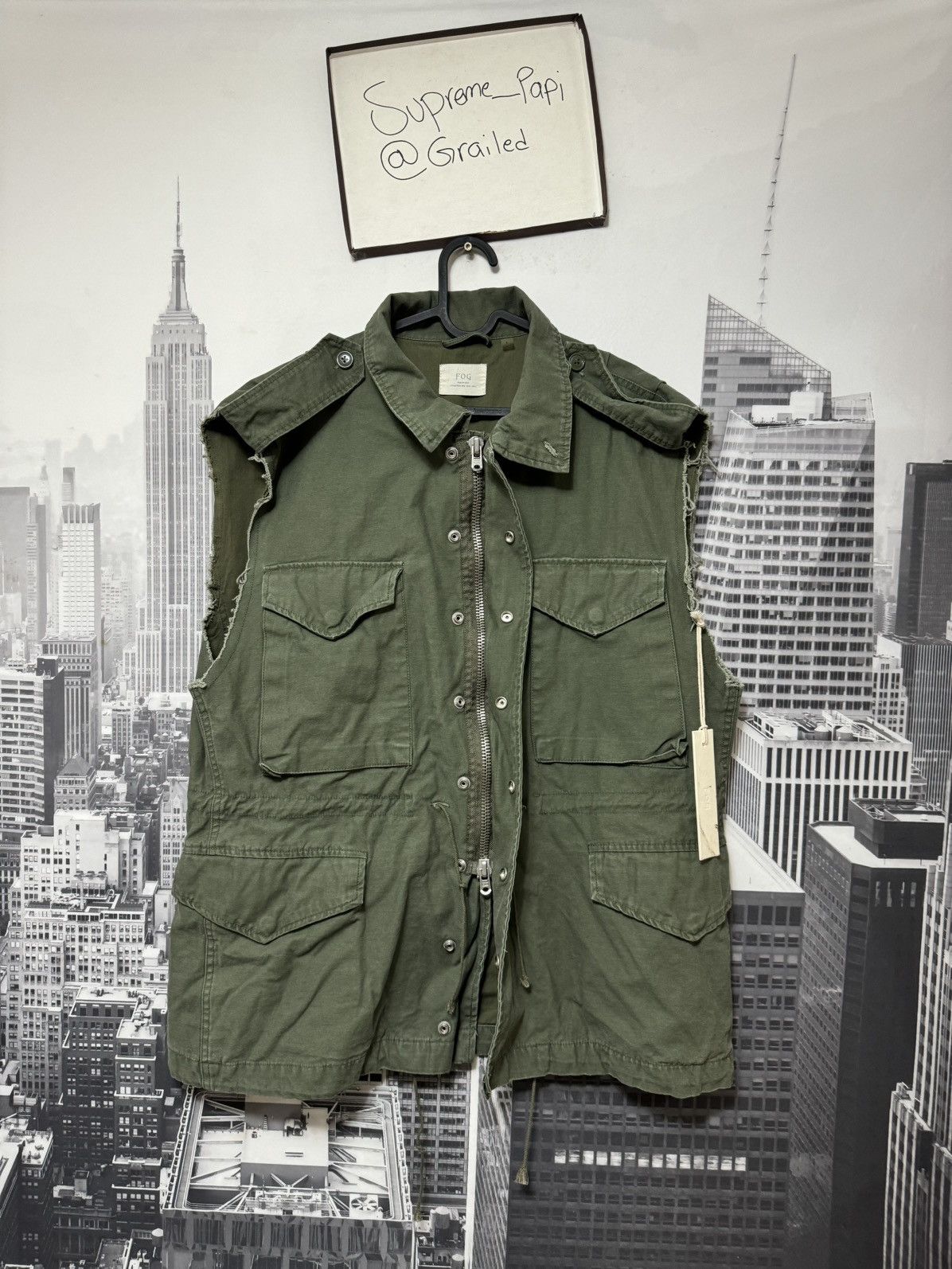 Fear of God 🔥OG FOG Fear of God Collection One Army Vest SZ Large Size US L / EU 52-54 / 3 - 1 Thumbnail
