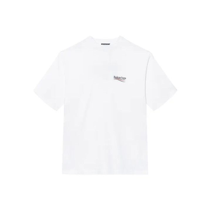 Balenciaga Balenciaga Political Campaign White Short Sleeve T-Shirt Size US L / EU 52-54 / 3 - 1 Thumbnail