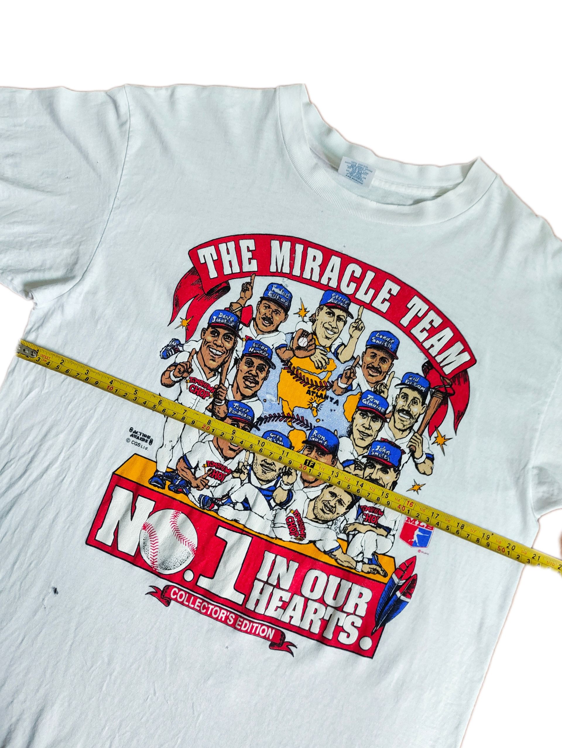 MLB × Vintage Vintage Atlanta Braves "Collector Edition" 90s T-shirt Size US XL / EU 56 / 4 - 9 Thumbnail