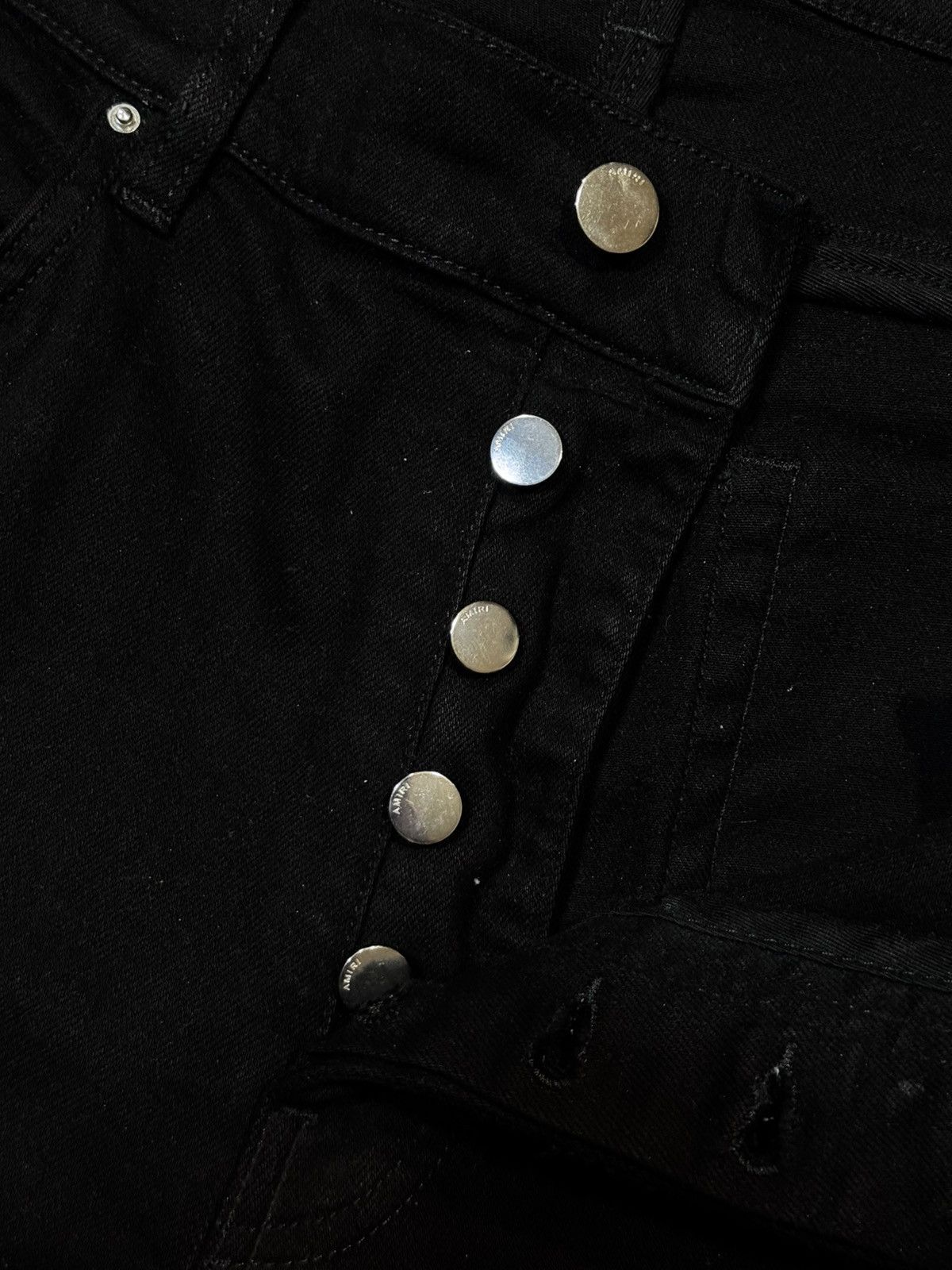 Amiri AMIRI CRYSTAL PAINT SPLATTERED JEANS Size US 34 / EU 50 - 12 Thumbnail