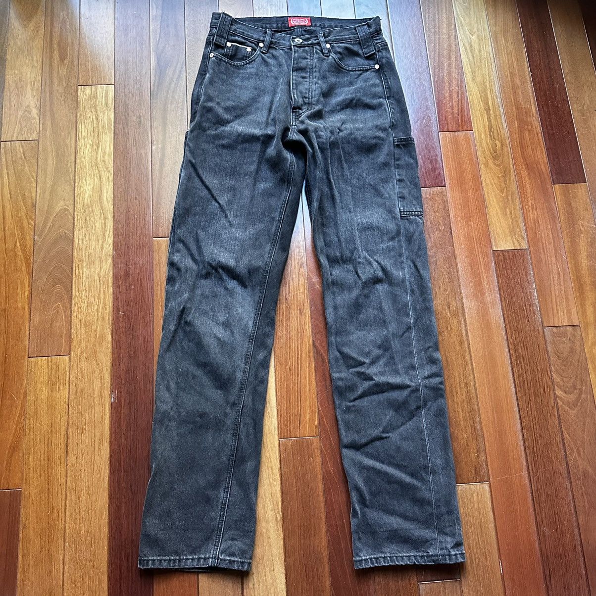 Haven Court Haven Court Quad Cargo Selvedge Denim - Black/Washed Black Size US 29 - 1 Thumbnail