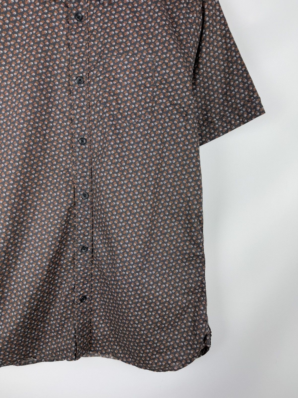 Allsaints Allsaints Hibiscus SS Overprinted Hawaiian Button Up Shirt Size US S / EU 44-46 / 1 - 6 Thumbnail