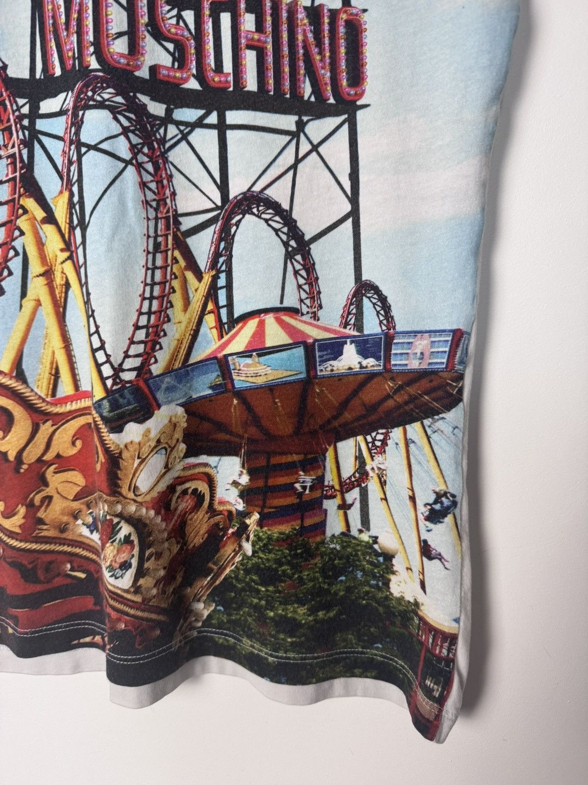 Moschino Moschino Rollercoaster Graphic Tee Y2K Style Archive 00s Size S / US 4 / IT 40 - 7 Thumbnail