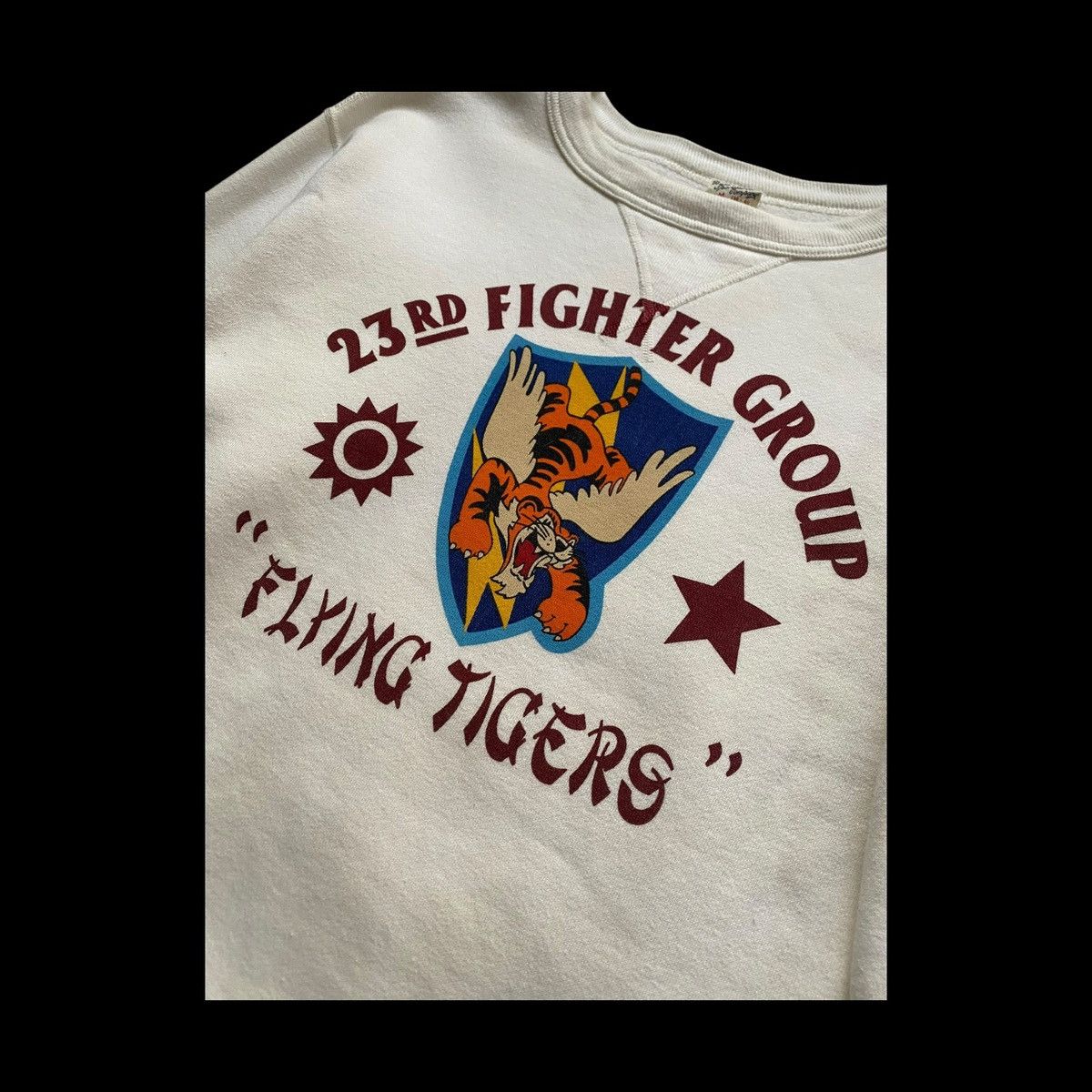 Buzz Rickson's × Japanese Brand × Toyo Enterprises Buzz Rickson's Sweatshirt Toyo Enterprise Flying Tigers USAF Size US M / EU 48-50 / 2 - 9 Thumbnail