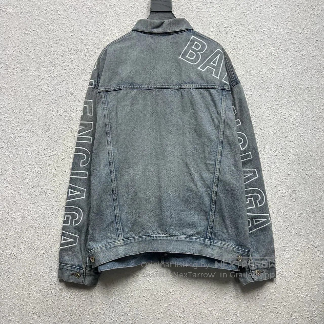 Balenciaga Balenciaga Vintage Style Denim Jacket Light Blue. Size US M / EU 48-50 / 2 - 2 Thumbnail
