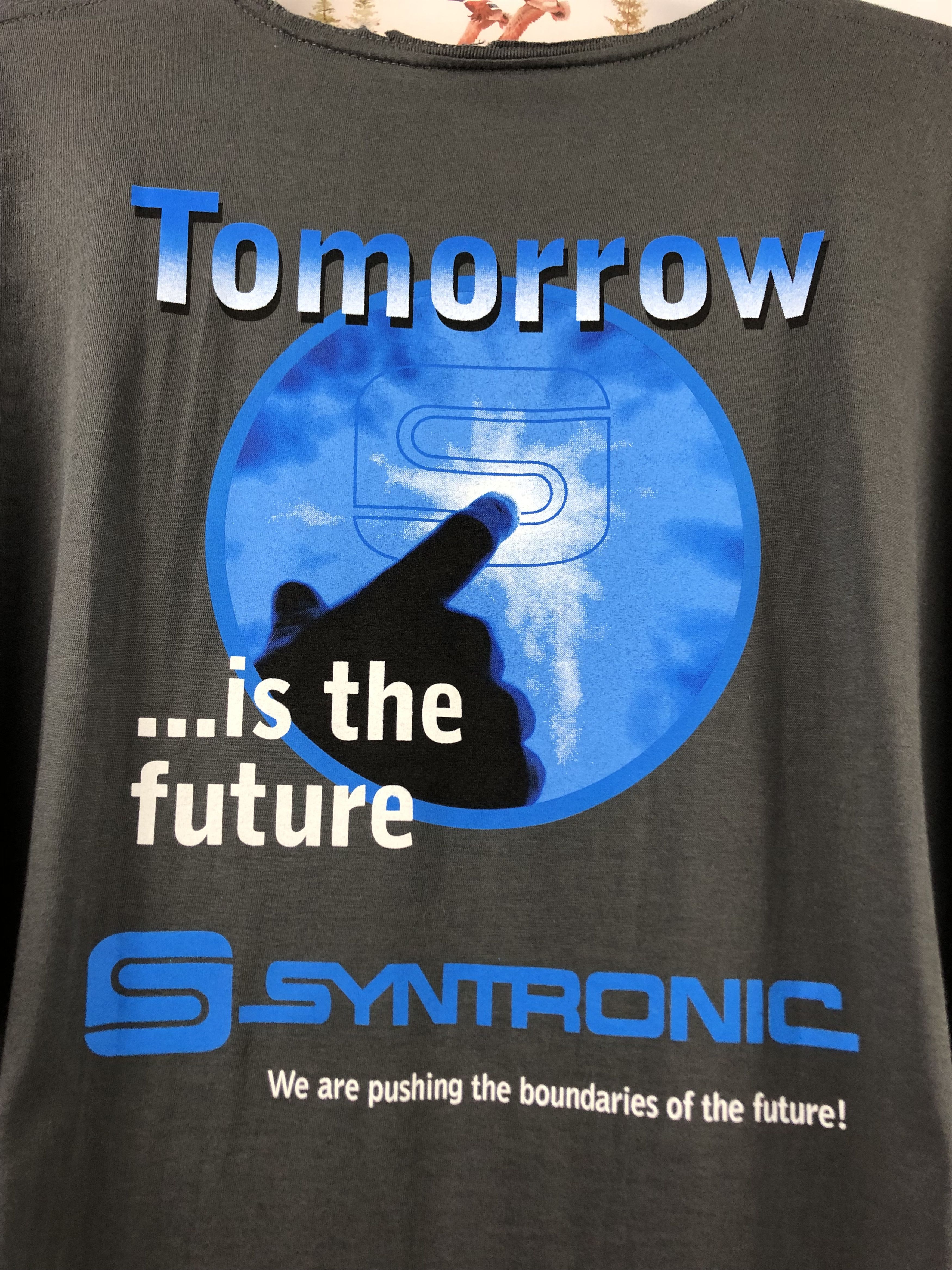 Vintage Vintage Syntronic Tee Design Technology Shirt Windows Apple Size US L / EU 52-54 / 3 - 14 Thumbnail