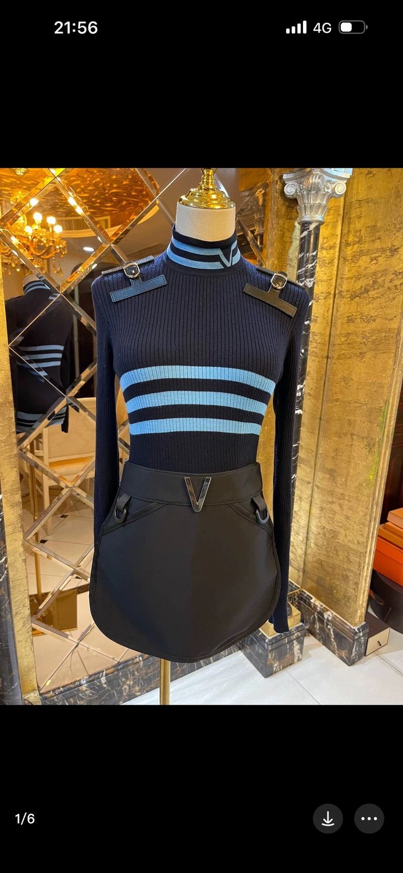 Versace Versace Main line sweater shirt Size M / US 6-8 / IT 42-44 - 1 Thumbnail