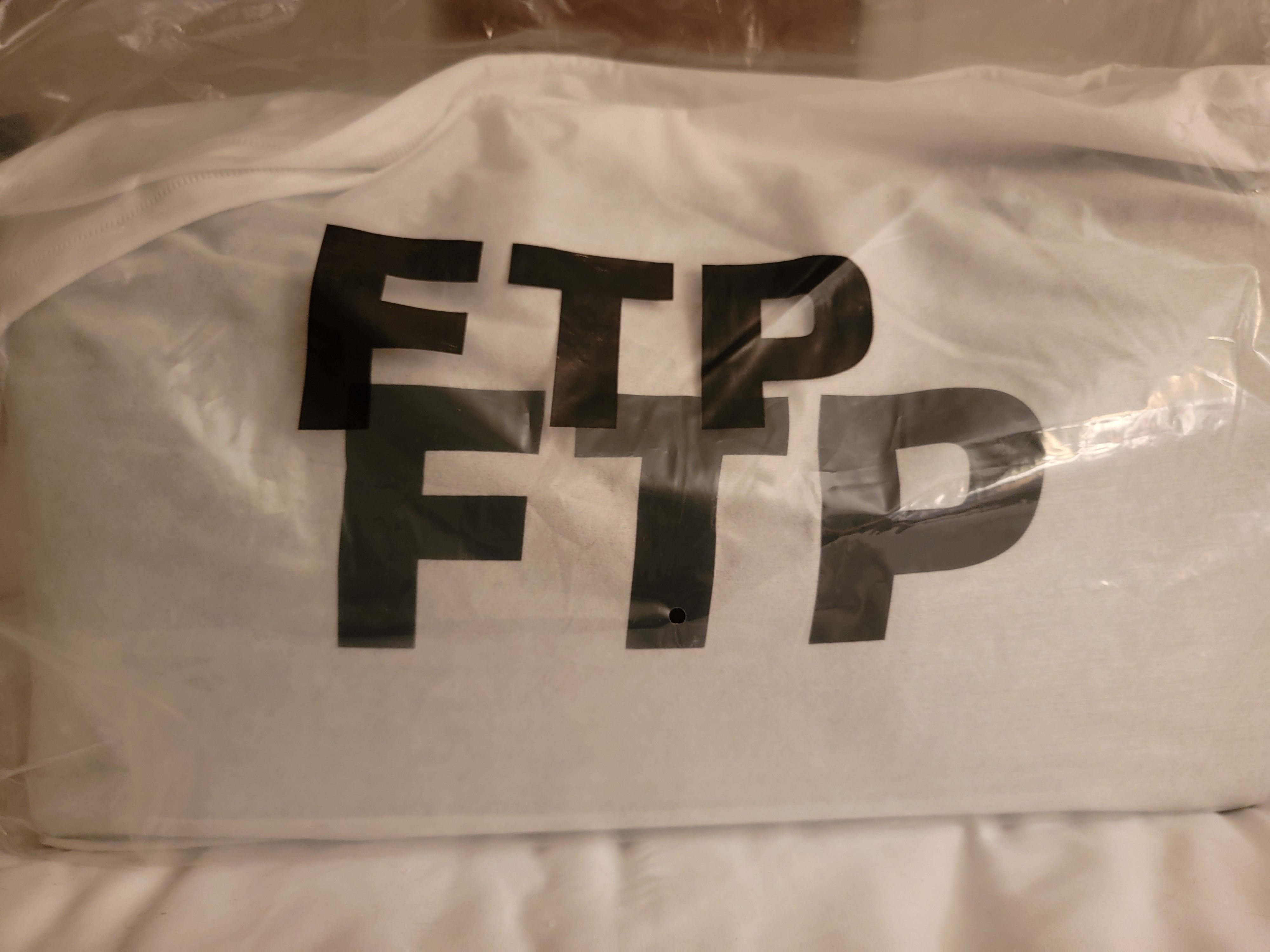 Fuck The Population FTP Logo Repete Duffle Bag (Brown) Size ONE SIZE - 5 Thumbnail
