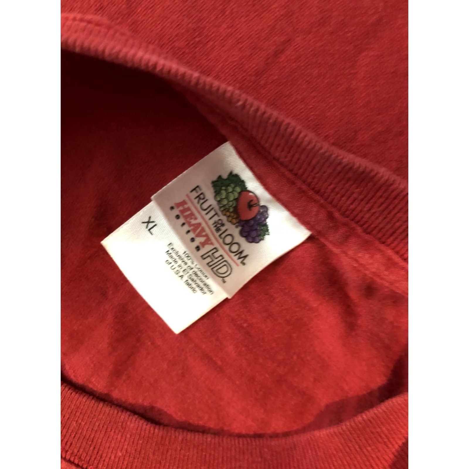 Fruit Of The Loom McDonalds Men's T Shirt XL Red Graphic Trippy Art Fifa World Cup Brasil Soccer Size US XL / EU 56 / 4 - 7 Thumbnail