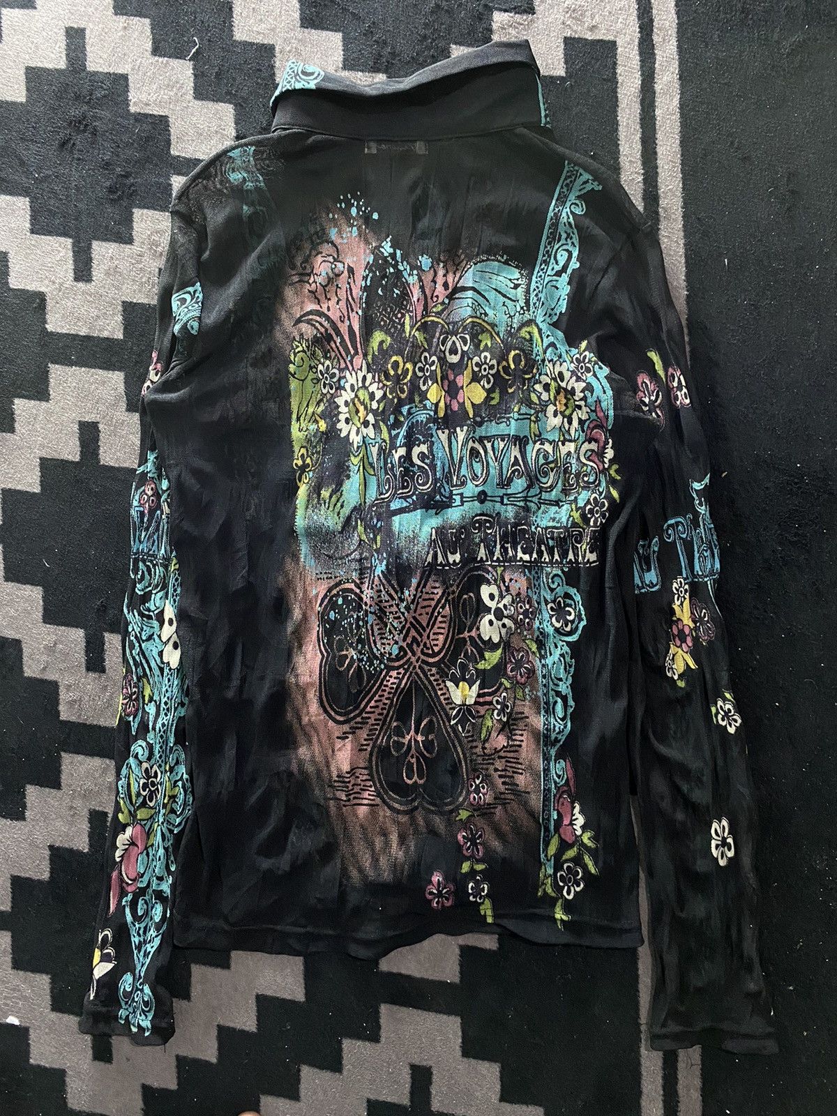 Hysteric Glamour × Japanese Brand Japanese jpg style piano mesh tattoo longsleeve tshirt Size US S / EU 44-46 / 1 - 2 Thumbnail