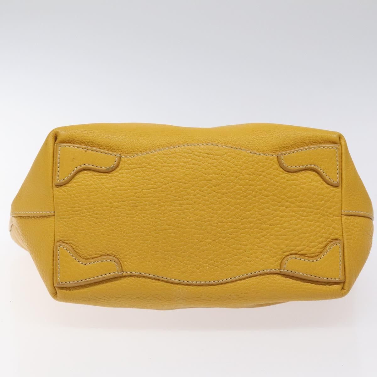 Prada PRADA Hand Bag Leather Yellow Silver Size ONE SIZE - 9 Thumbnail