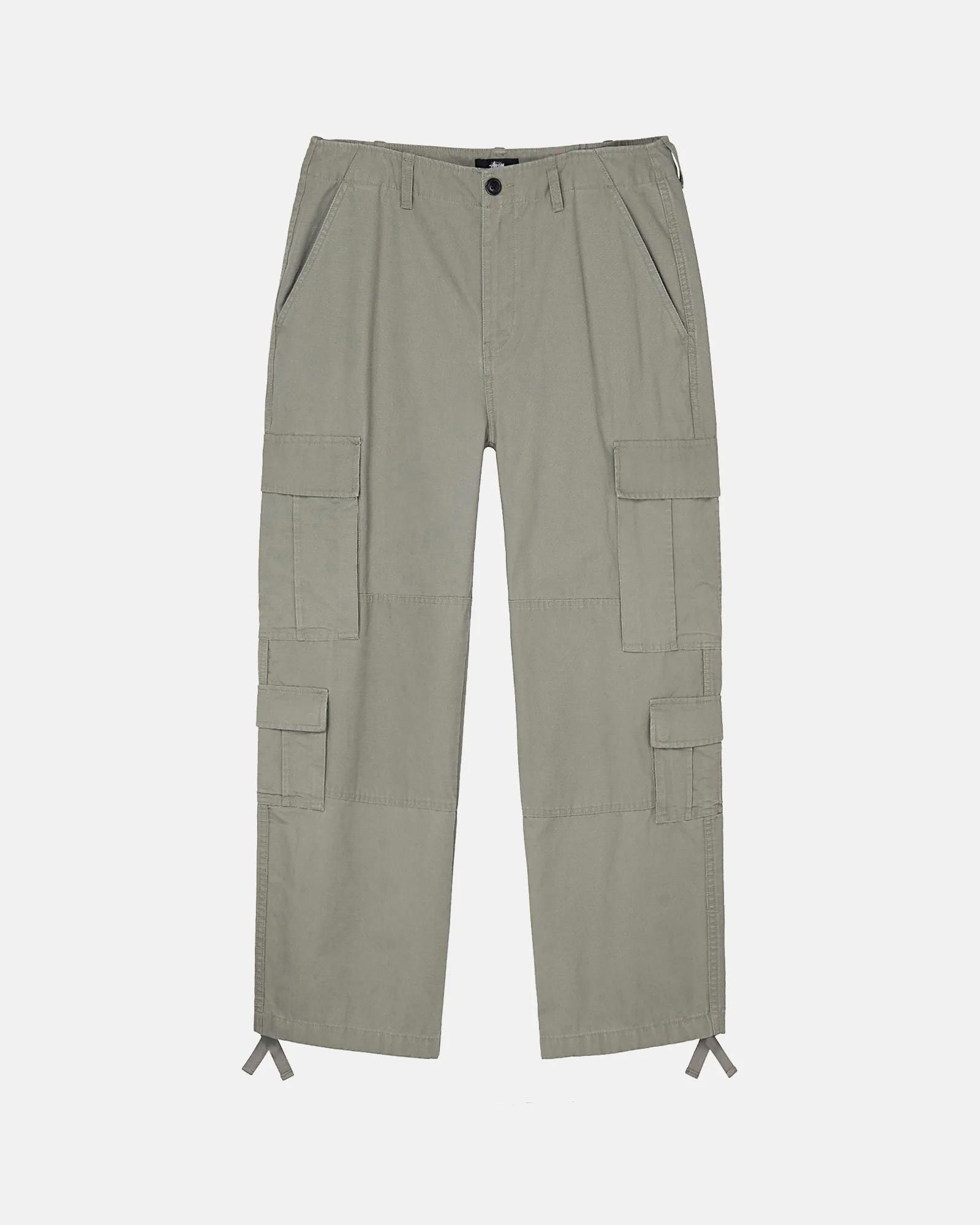 image of Stussy Ripstop Surplus Cargo Pant 38 in Green, Men's